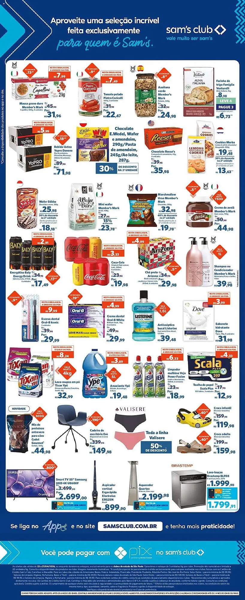 Encarte de Folheto Sam's Club 23 de abril até 27 de abril 2026 - Pagina 2