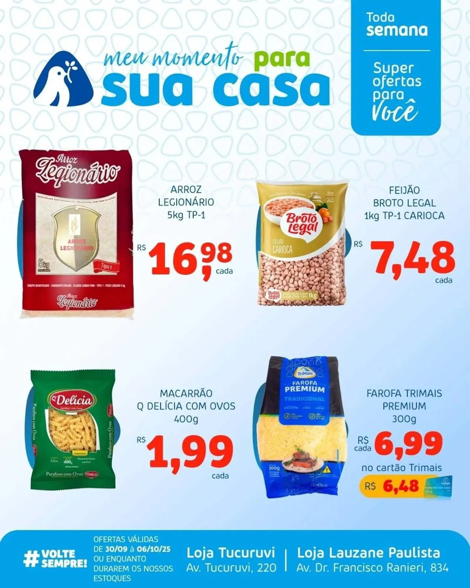 Encarte de Catálogo Trimais Supermercado 1 de outubro até 6 de outubro 2025 - Pagina 1