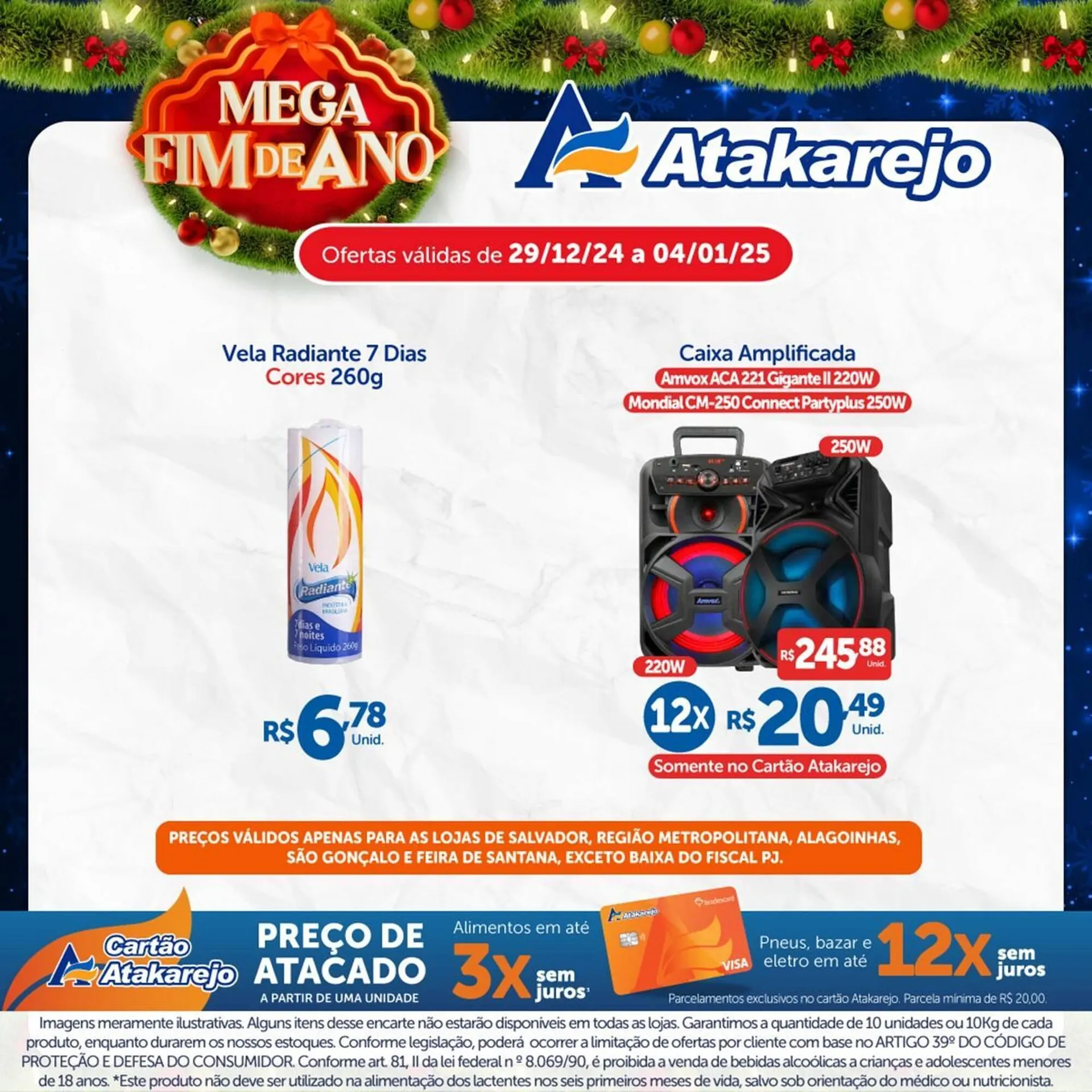 Encarte de Catálogo Atakarejo 30 de dezembro até 4 de janeiro 2025 - Pagina 6