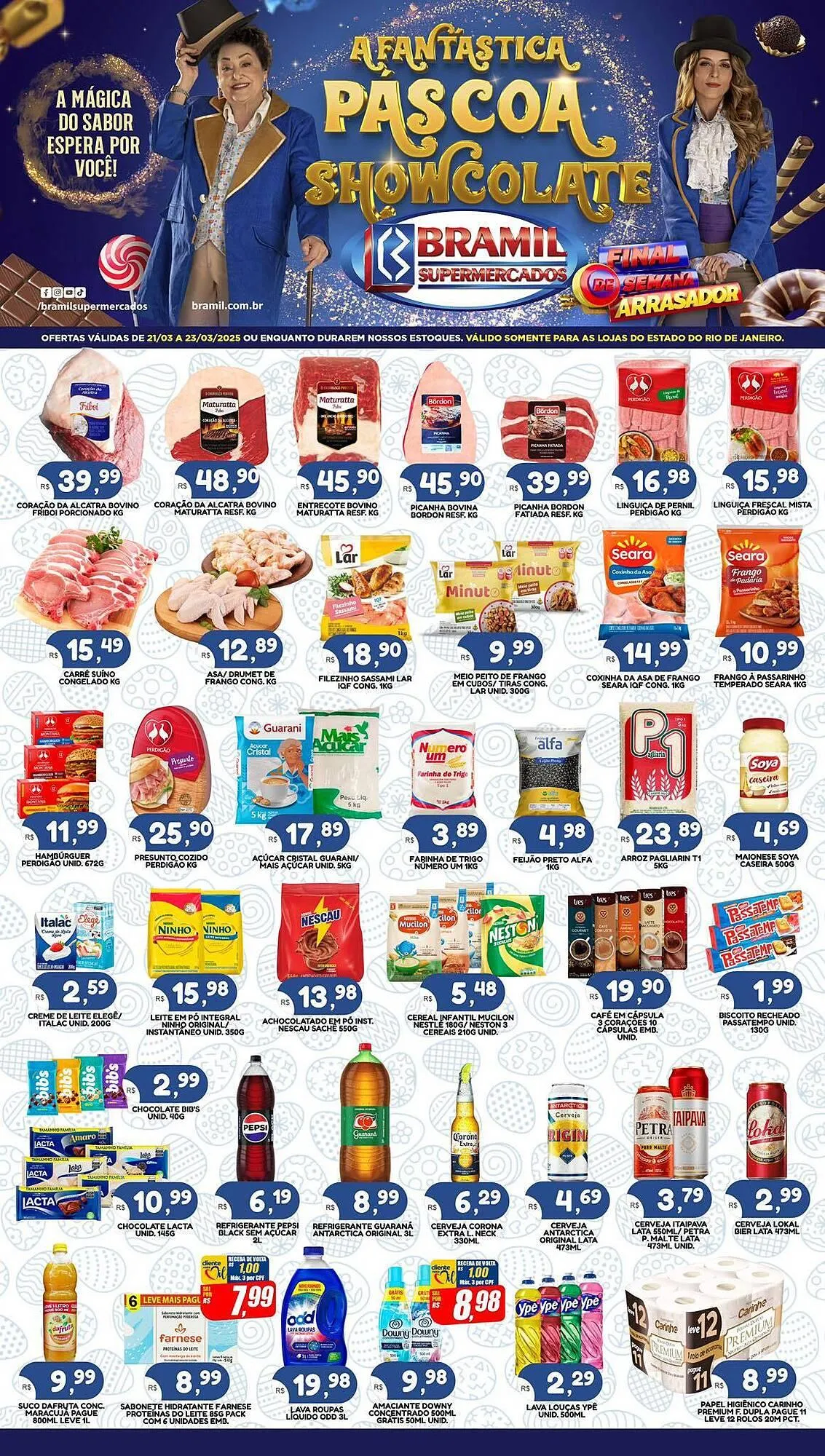 Encarte de Catálogo Bramil Supermercados 20 de março até 23 de março 2025 - Pagina 1