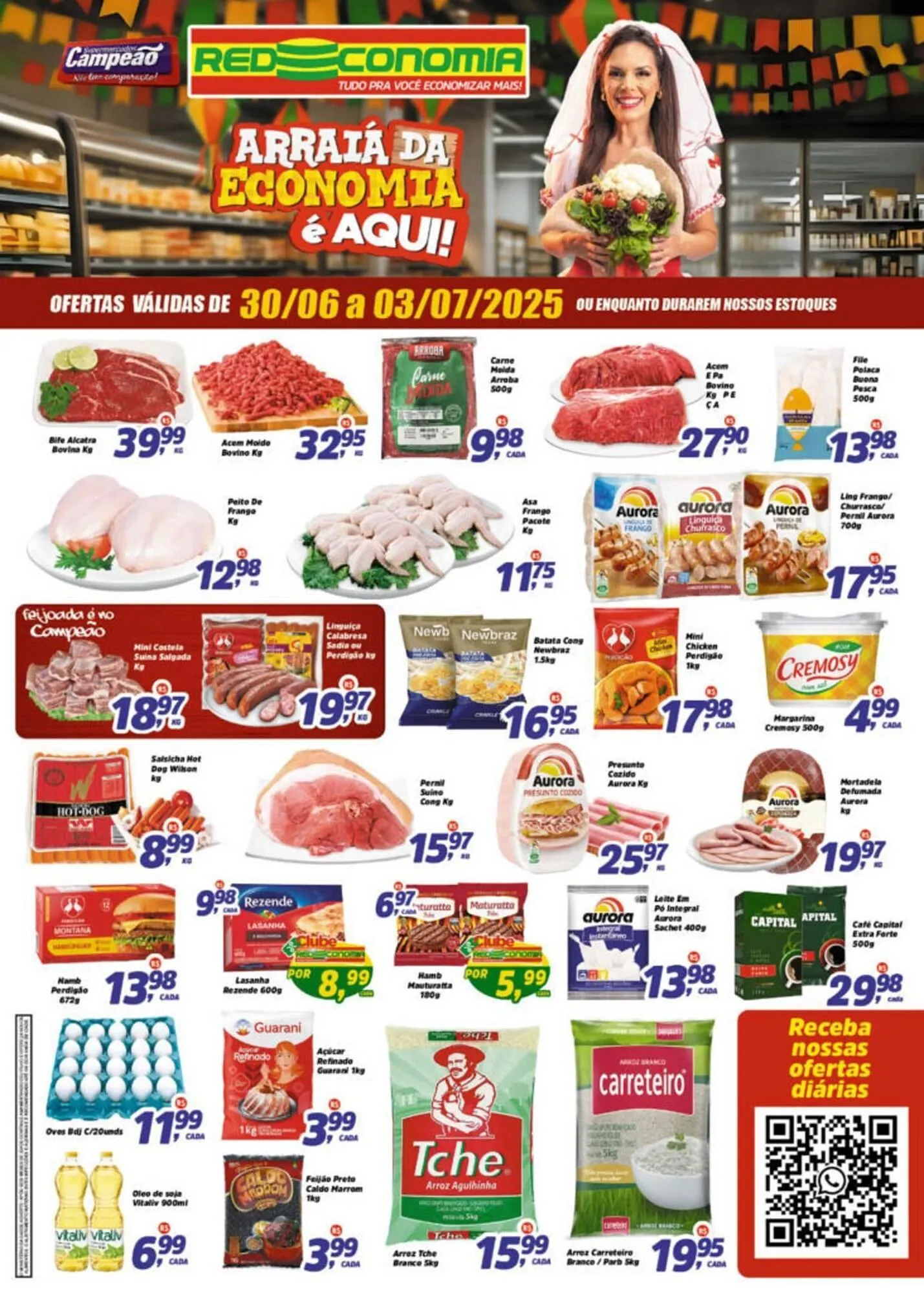 Encarte de Catálogo Supermercados Campeão 30 de junho até 3 de julho 2025 - Pagina 1