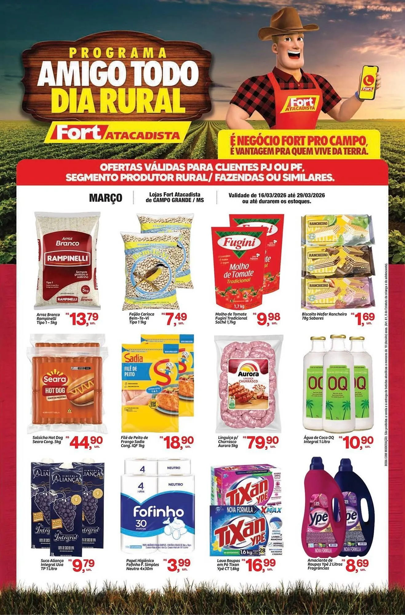 Encarte de Tabloide Fort Atacadista 16 de março até 29 de março 2026 - Pagina 1