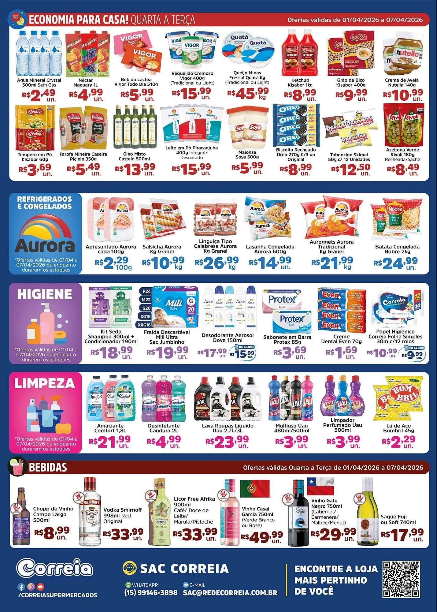 Encarte de Catálogo Supermercados Correia 3 de abril até 7 de abril 2026 - Pagina 2