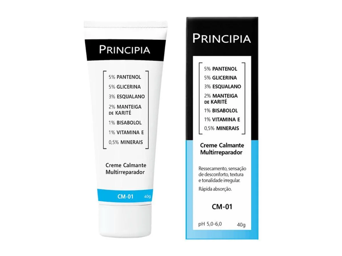 Creme Facial Calmante Principia CM-01 Multirreparador 40g