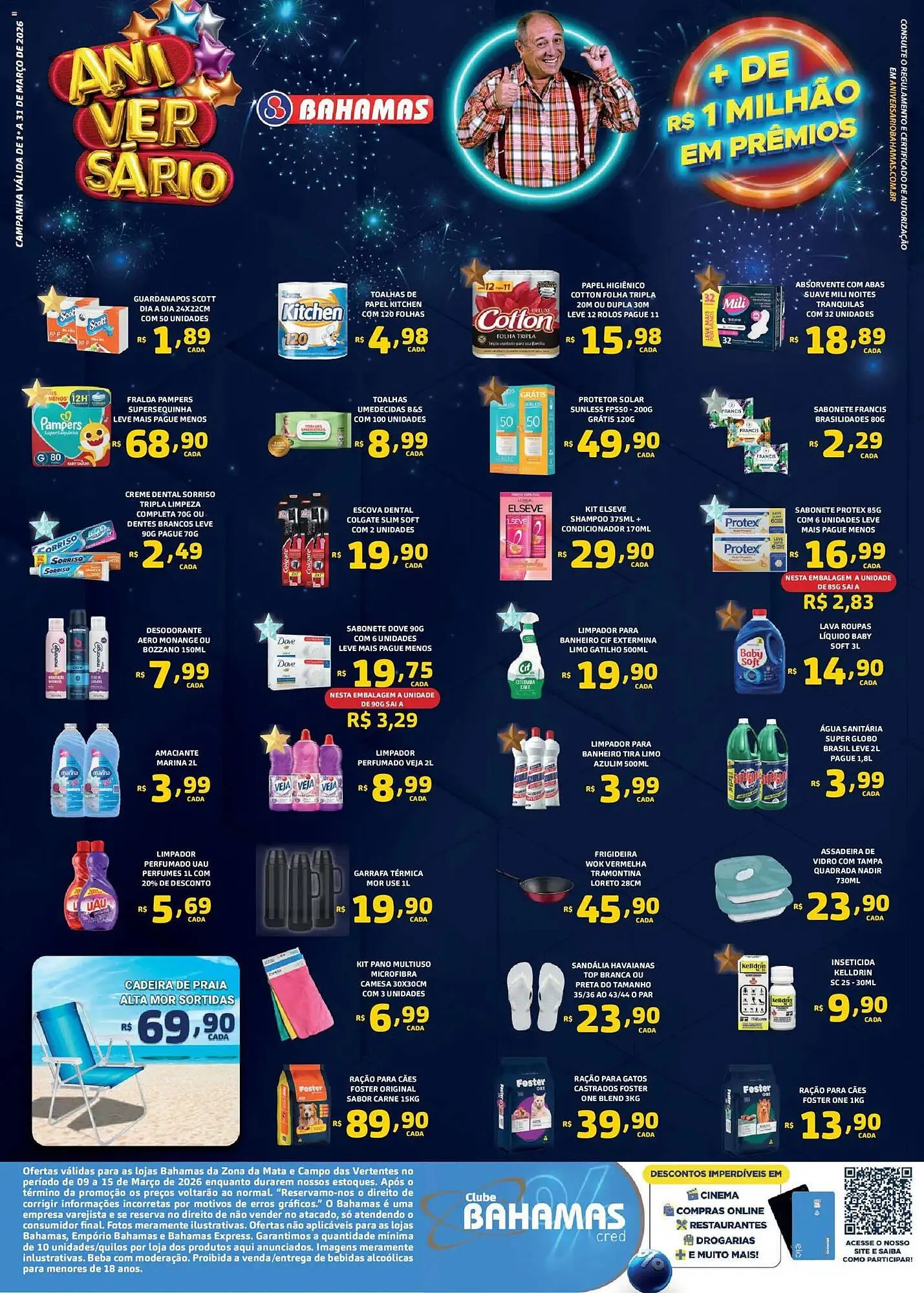 Encarte de Catálogo Bahamas Supermercados 9 de março até 16 de março 2026 - Pagina 4