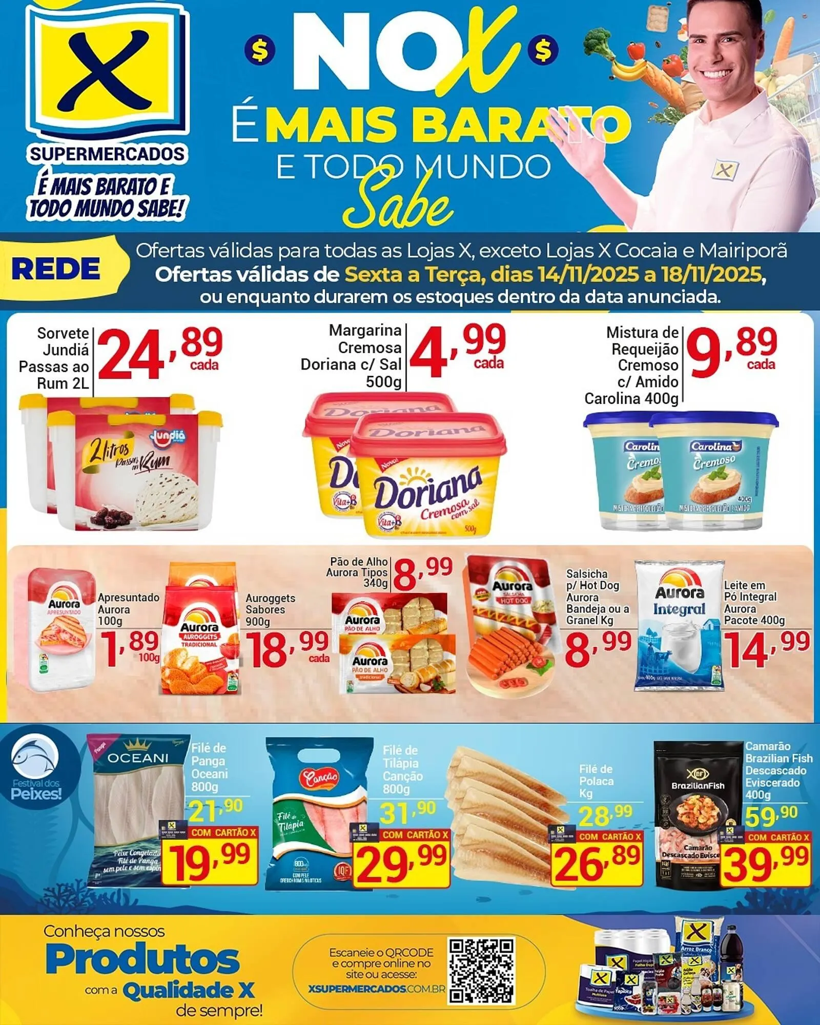 Encarte de Folheto X Supermercados 14 de novembro até 18 de novembro 2025 - Pagina 4