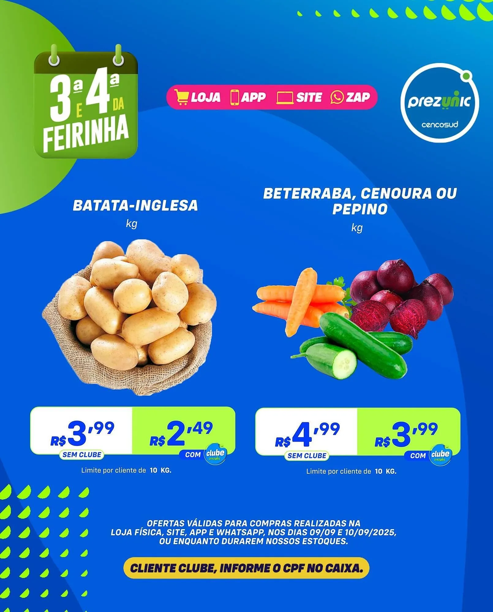 Encarte de Encarte Prezunic 9 de setembro até 10 de setembro 2025 - Pagina 2