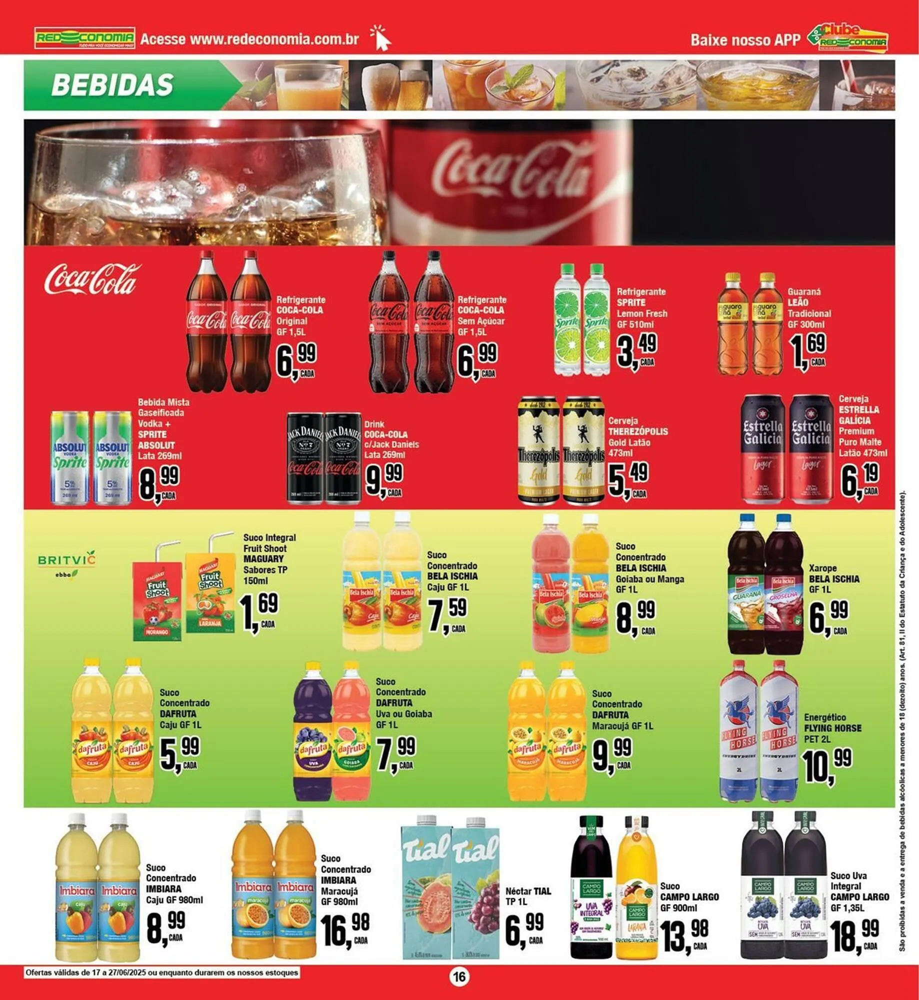 Encarte de Catálogo Rede Economia 27 de junho até 29 de junho 2025 - Pagina 16