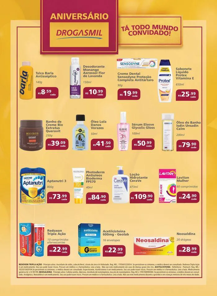 Encarte de Aniversário Drogasmil  3 de maio até 2 de junho 2024 - Pagina 10