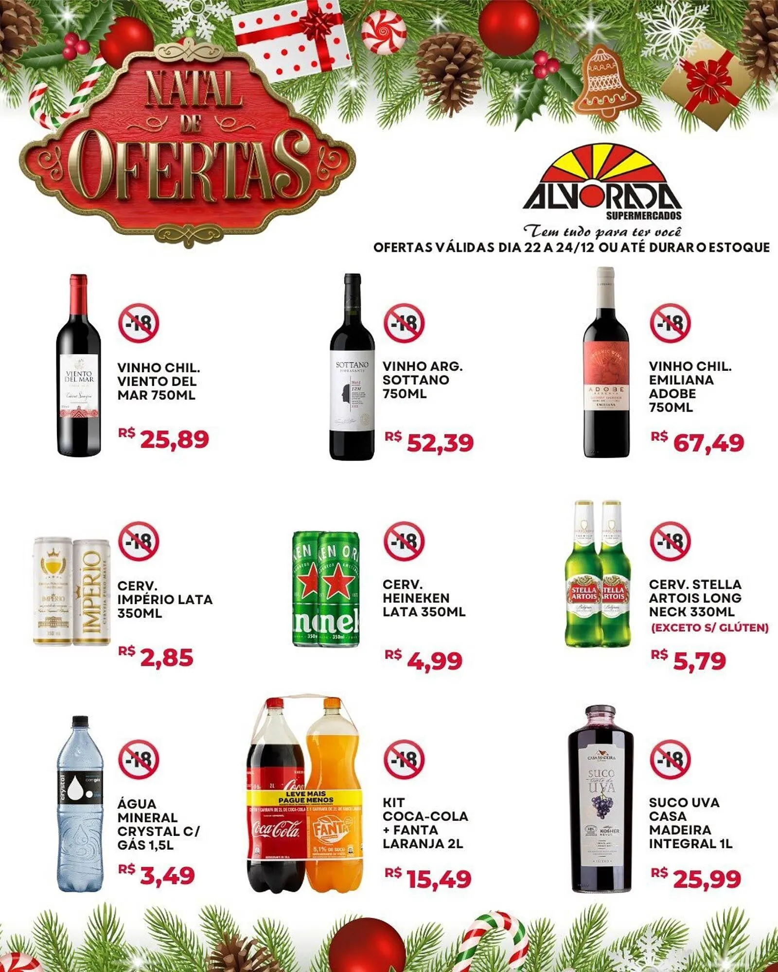 Encarte de Catálogo Alvorada Supermercados 22 de dezembro até 24 de dezembro 2025 - Pagina 3