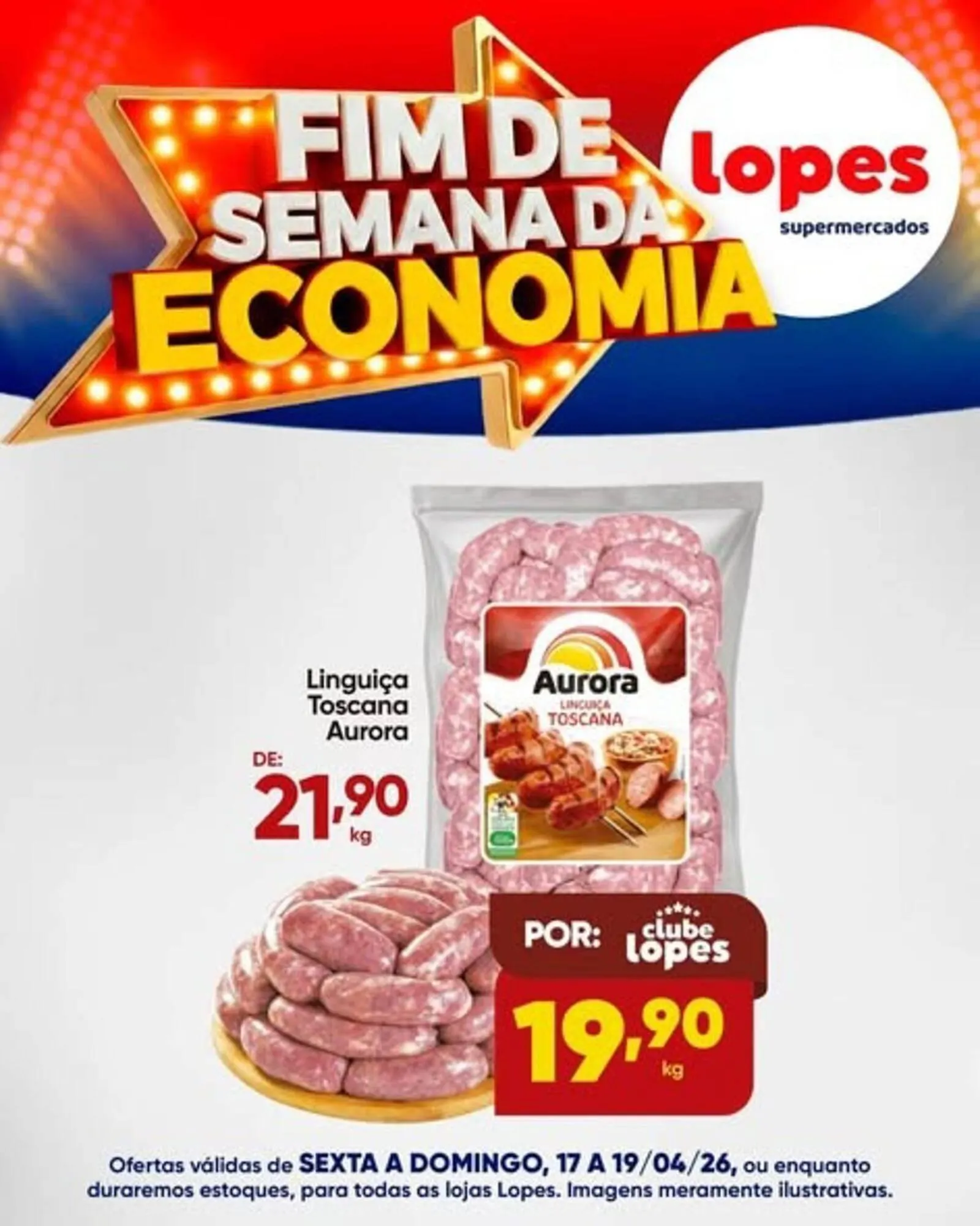 Encarte de Folheto Lopes Supermercados 17 de abril até 19 de abril 2026 - Pagina 3