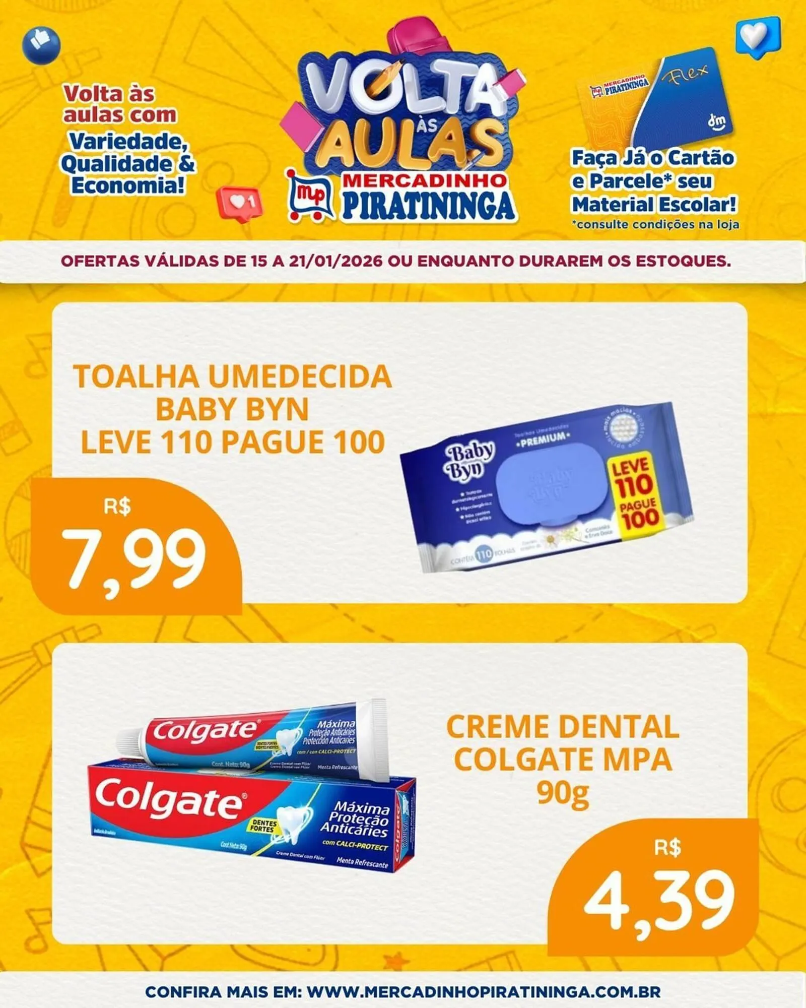 Encarte de Catálogo Mercadinho Piratininga 15 de janeiro até 21 de janeiro 2026 - Pagina 5