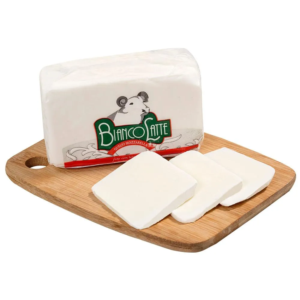 Queijo Muçarela De Búfala Bianco Latte Fatiado Kg