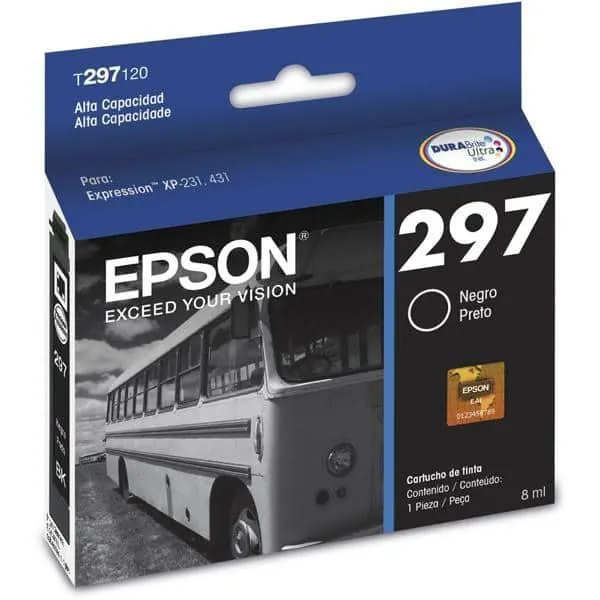Cartucho p/Expression preto alta capacidade T297120BR Epson CX 1 UN