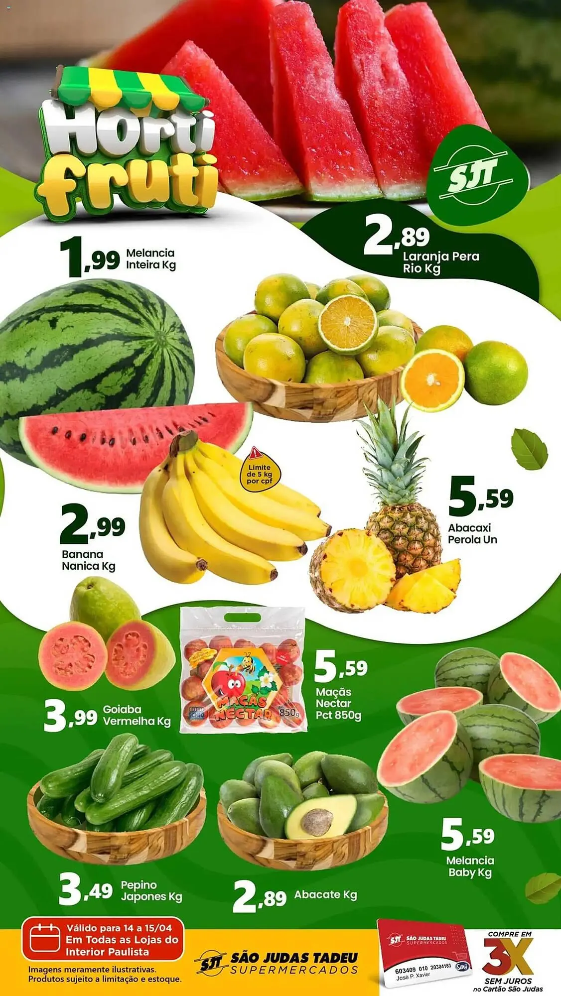 Encarte de Folheto São Judas Tadeu 14 de abril até 16 de abril 2026 - Pagina 1