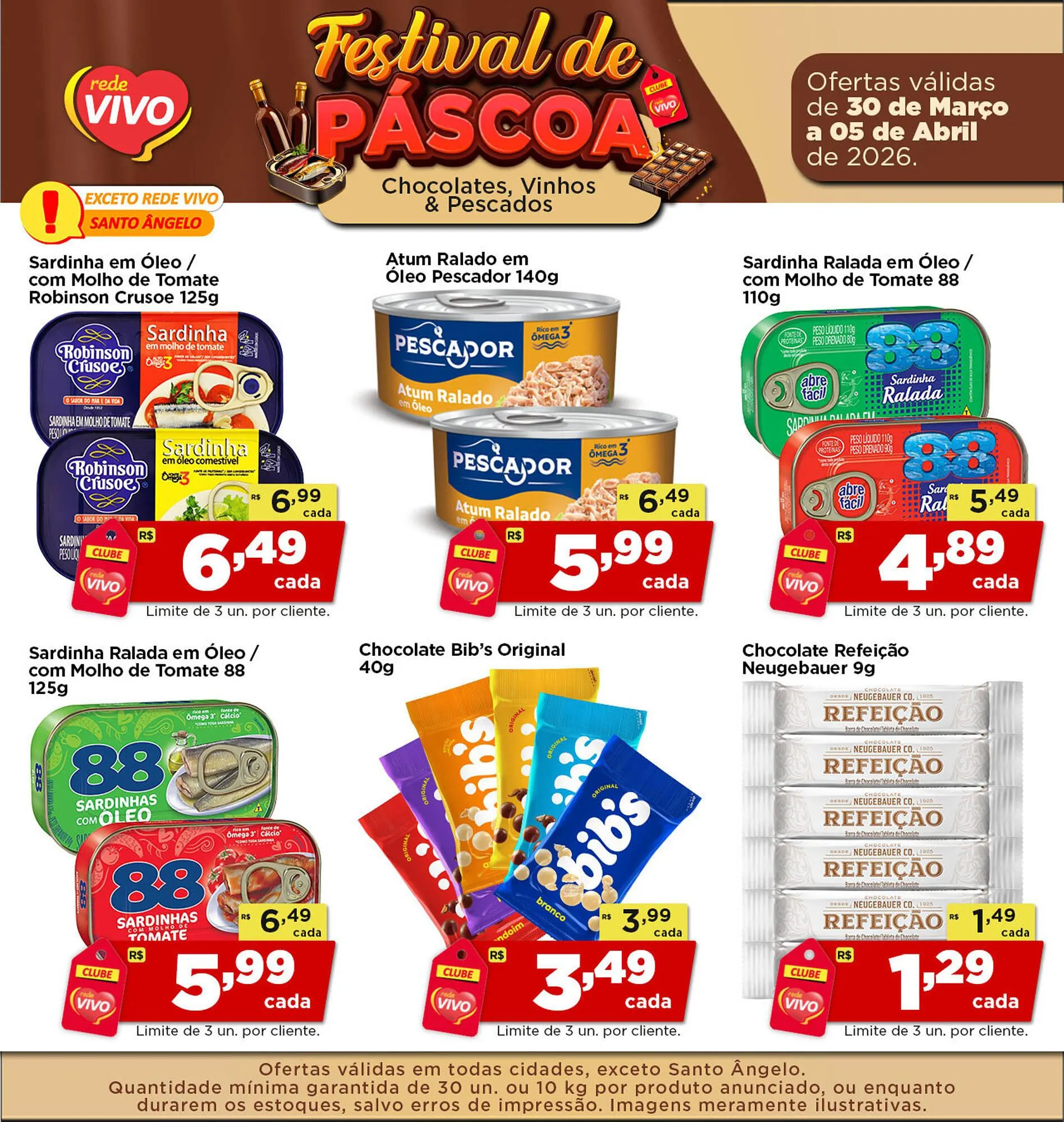 Encarte de Encarte Rede Vivo 30 de março até 5 de abril 2026 - Pagina 1