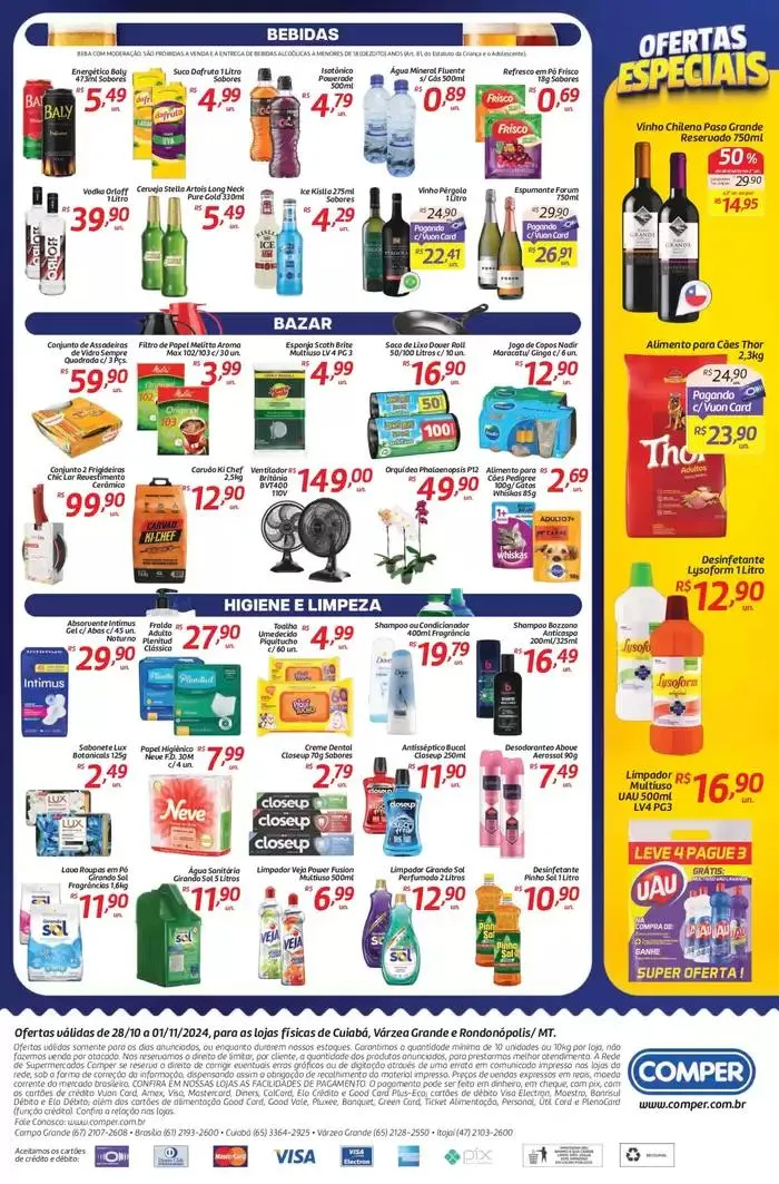 Encarte de Promoções especiais em andamento 31 de outubro até 1 de novembro 2024 - Pagina 4