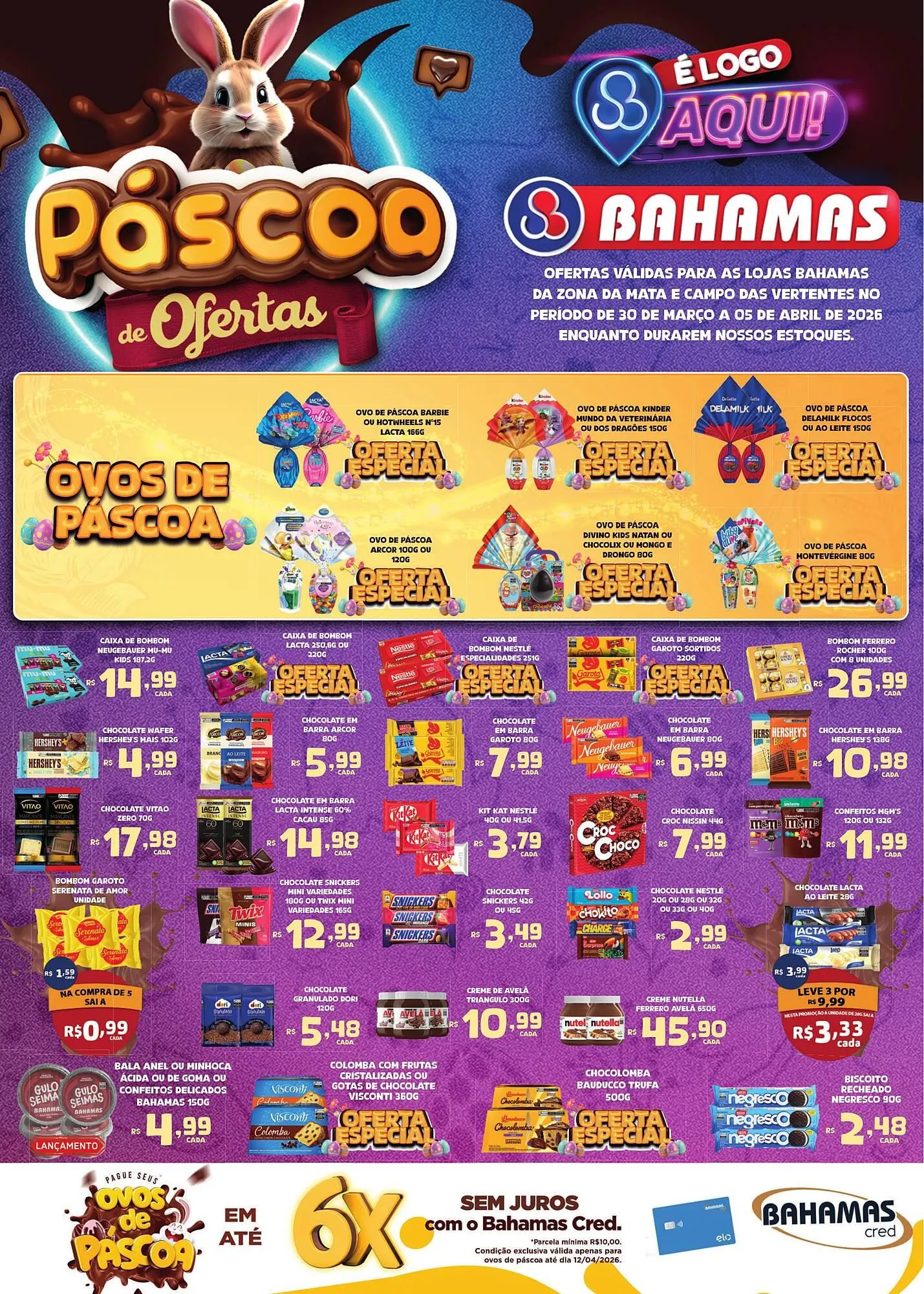 Encarte de Catálogo Bahamas Supermercados 30 de março até 5 de abril 2026 - Pagina 1