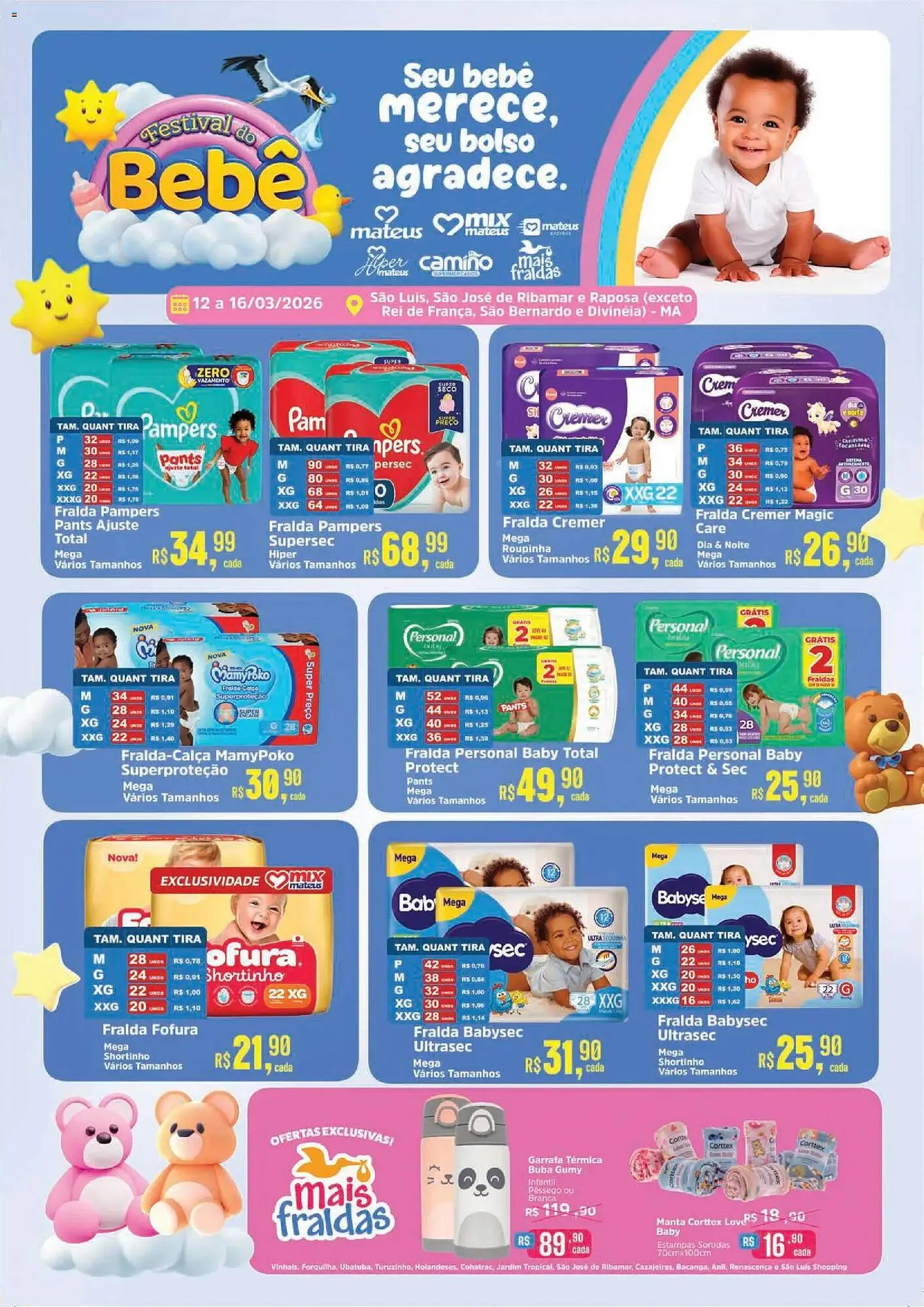 Encarte de Catálogo Supermercados Mateus 12 de março até 16 de março 2026 - Pagina 3