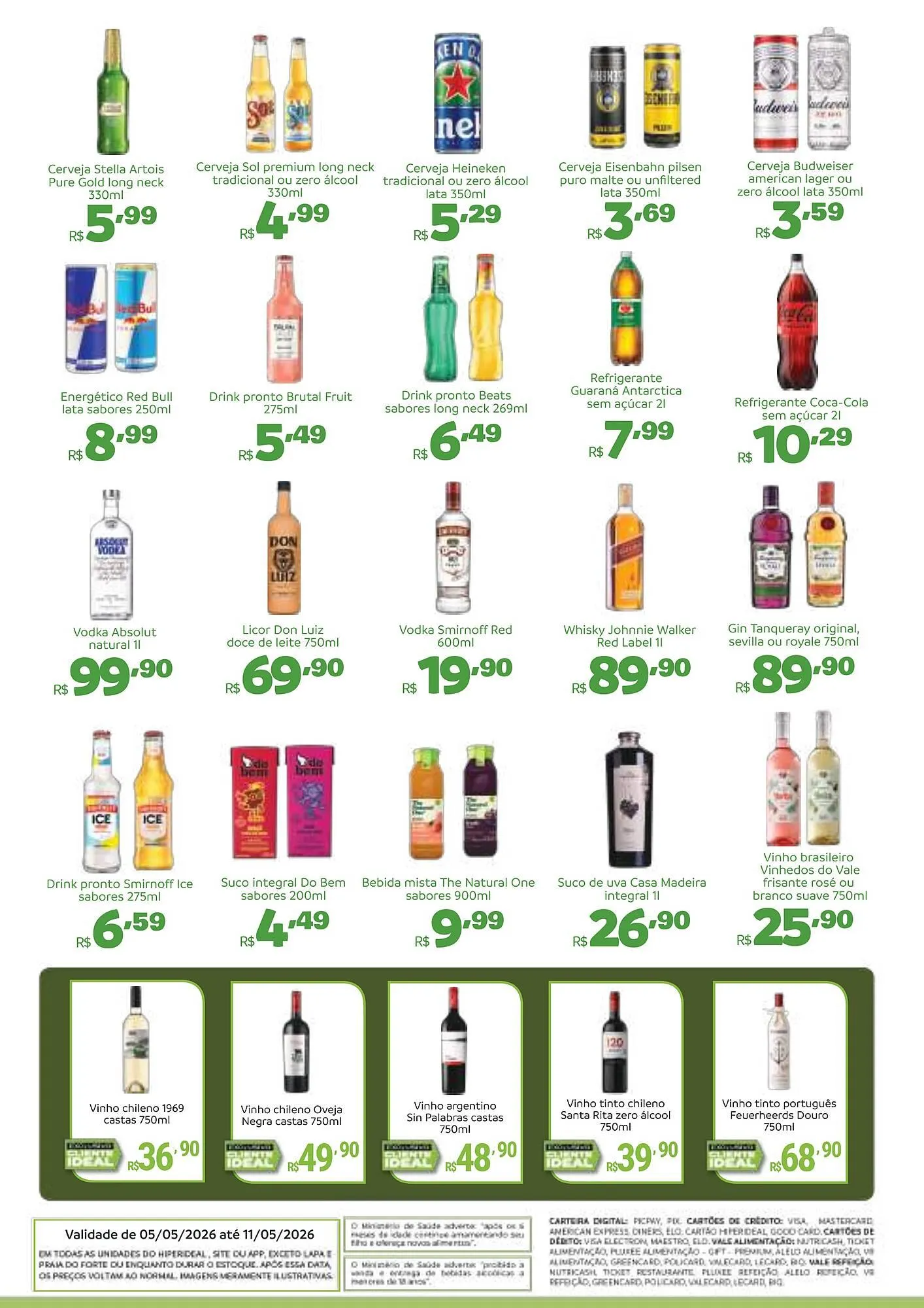 Encarte de Catálogo Hiperideal Supermercados 5 de maio até 11 de maio 2026 - Pagina 3