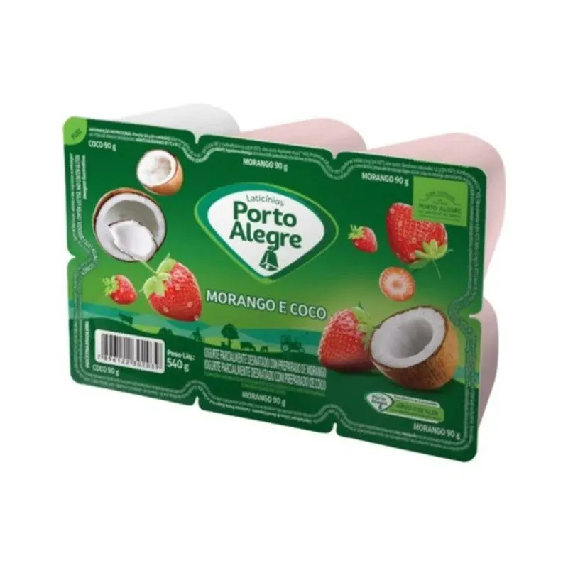 Iogurte Porto Alegre Morango e Coco 540g