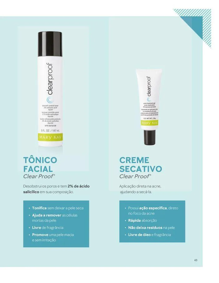 Encarte de Cartilha Cuidados Faciais 2 de setembro até 30 de setembro 2024 - Pagina 43