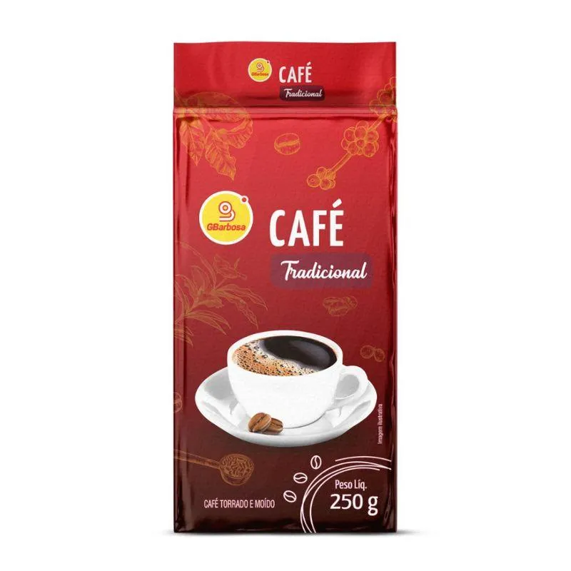 Café em Pó Gbarbosa Tradicional a Vácuo 250g