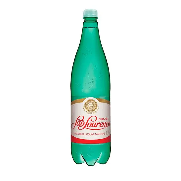 Água Mineral Natural São Lourenço com Gás 1,26l