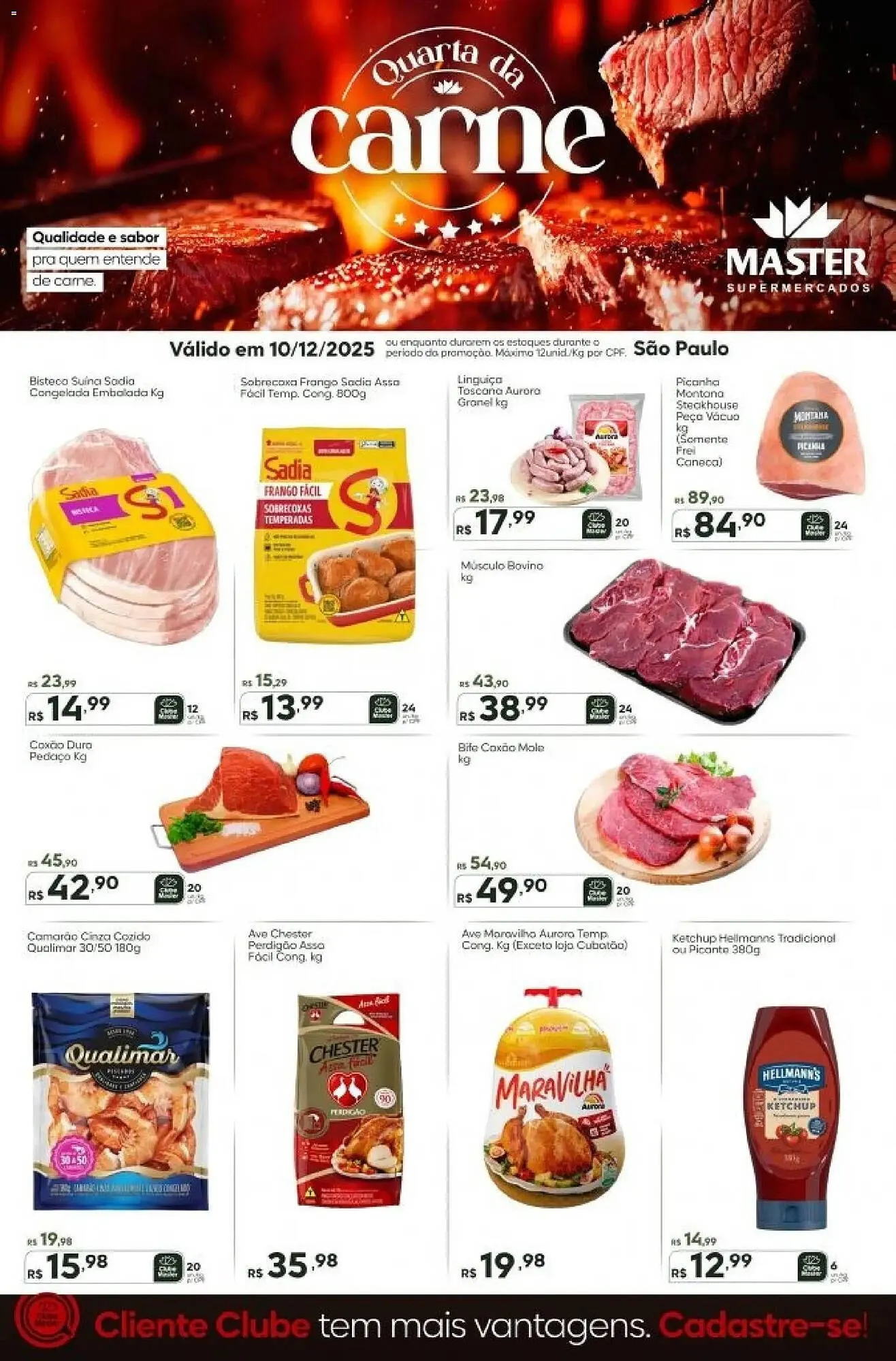 Encarte de Folheto Master Supermercados 10 de dezembro até 11 de dezembro 2025 - Pagina 1