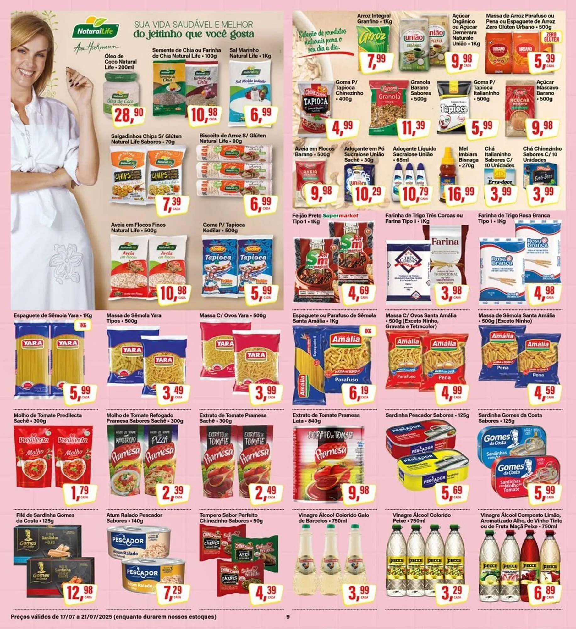Encarte de Catálogo Rede Supermarket 17 de julho até 21 de julho 2025 - Pagina 9