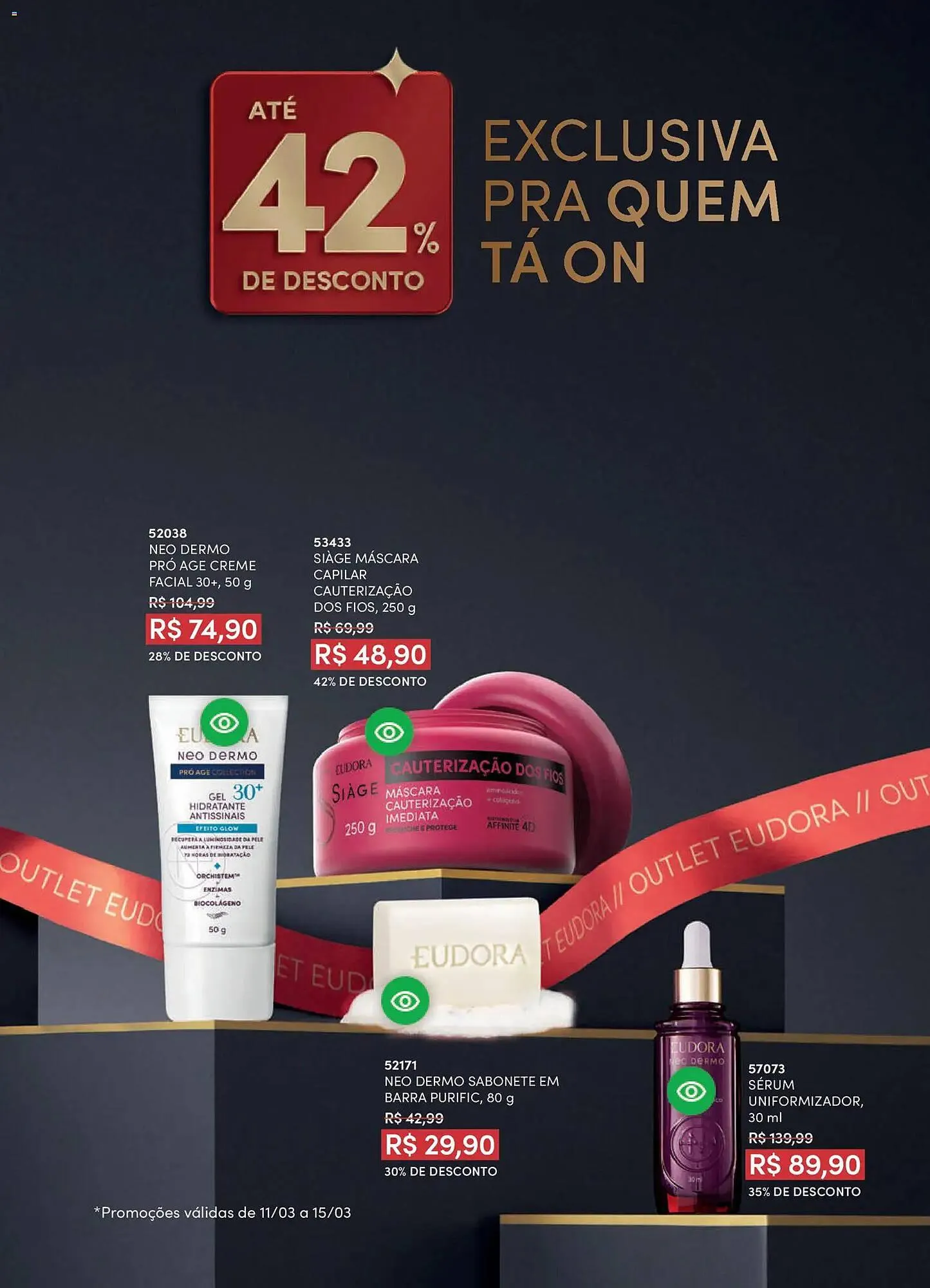 Encarte de Catálogo Eudora 11 de março até 10 de abril 2026 - Pagina 125