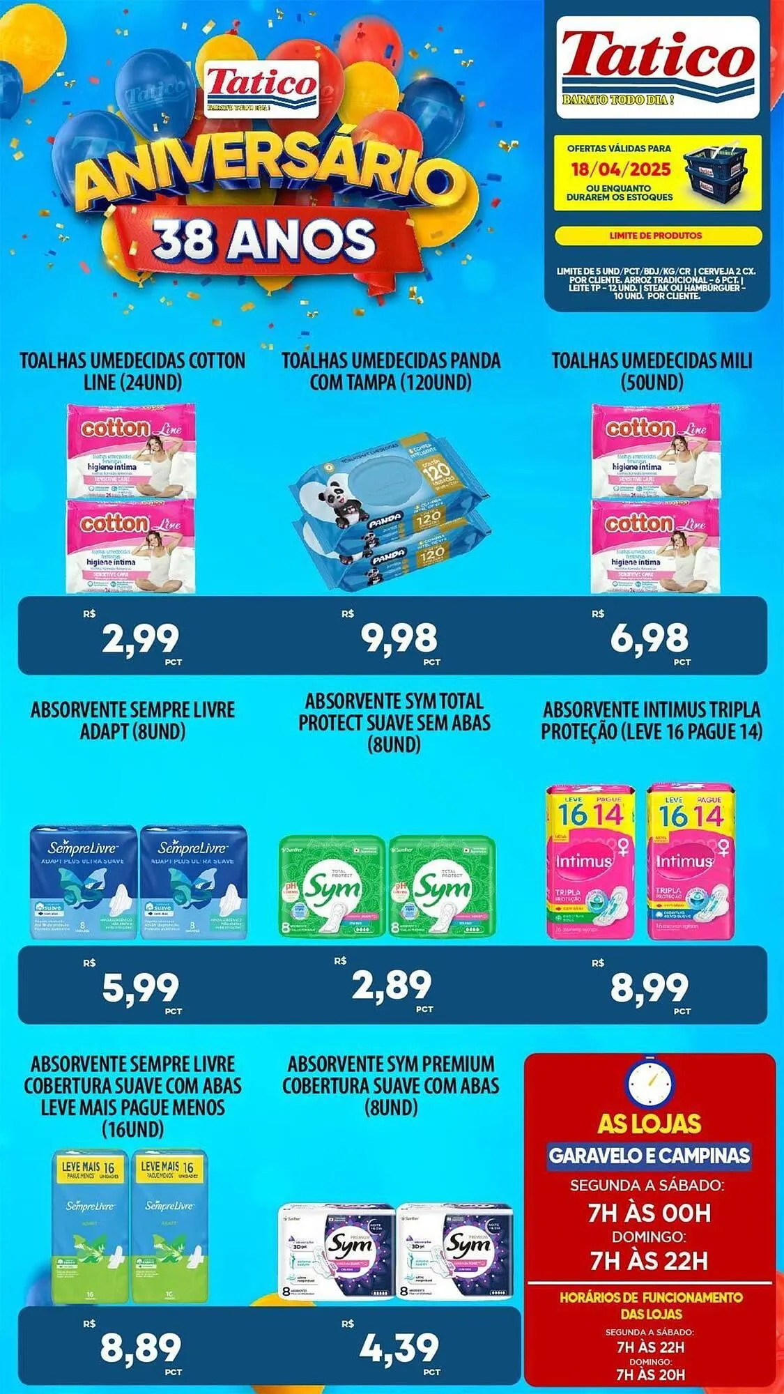 Encarte de Catálogo Tatico 18 de abril até 21 de abril 2025 - Pagina 28