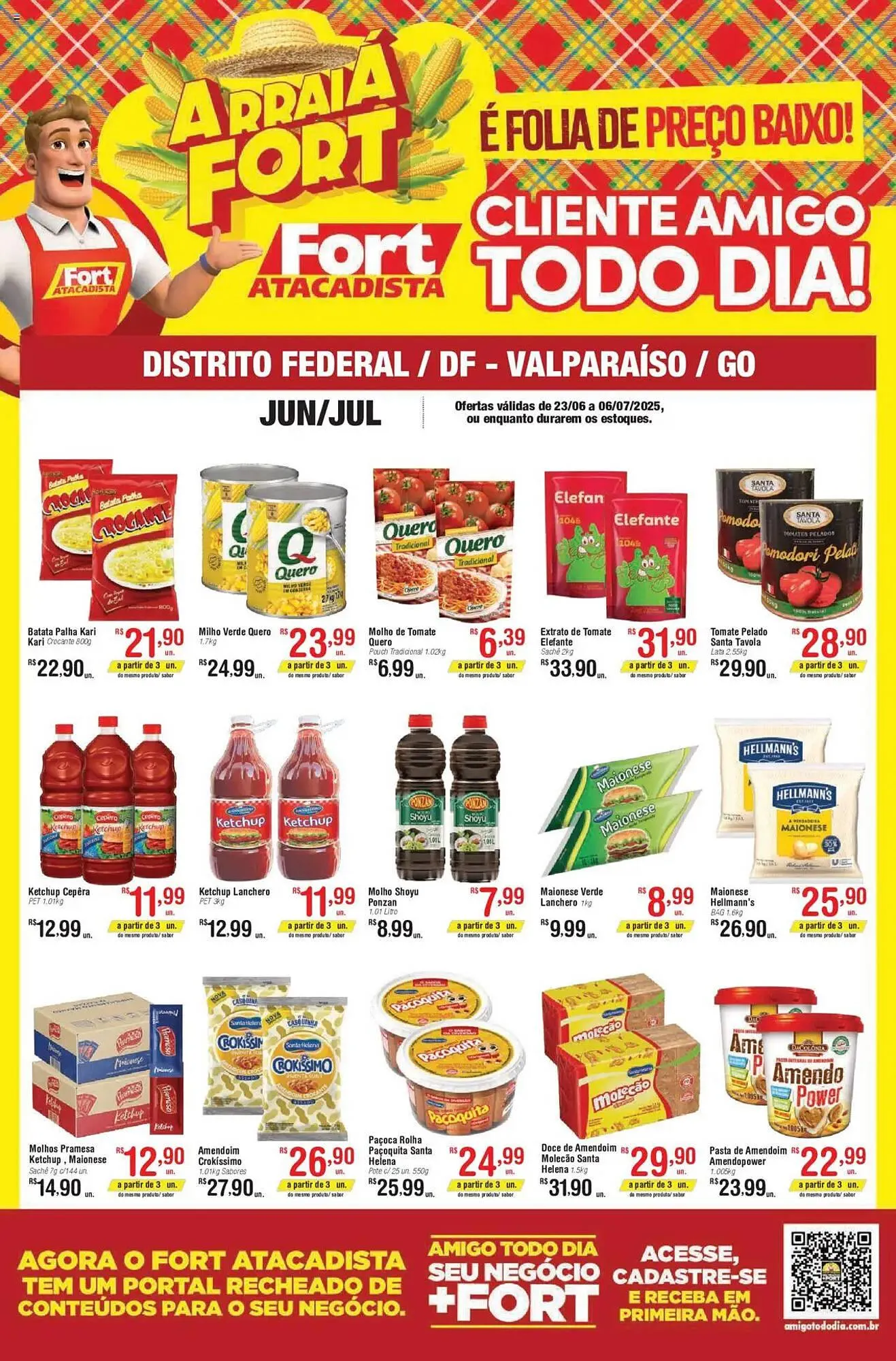 Encarte de Catálogo Fort Atacadista 23 de junho até 6 de julho 2025 - Pagina 1