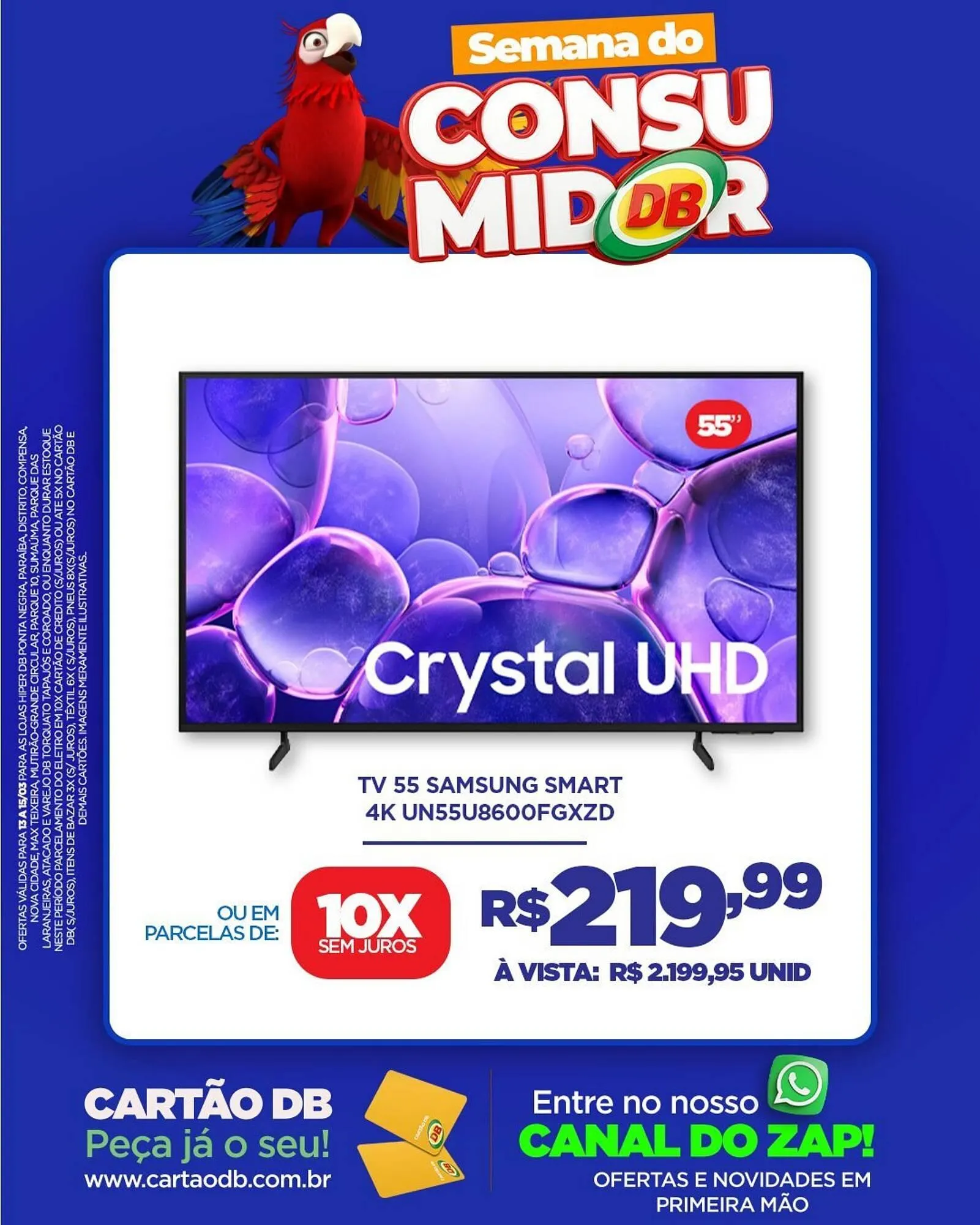 Encarte de Catálogo DB Supermercados 13 de março até 15 de março 2026 - Pagina 10