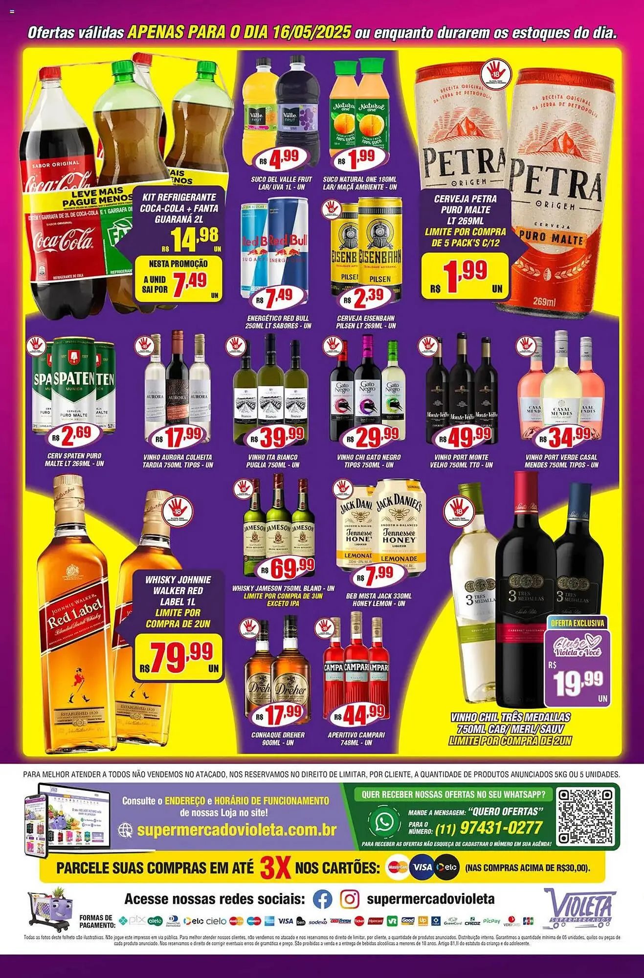 Encarte de Catálogo Violeta Supermercados 16 de maio até 17 de maio 2025 - Pagina 12