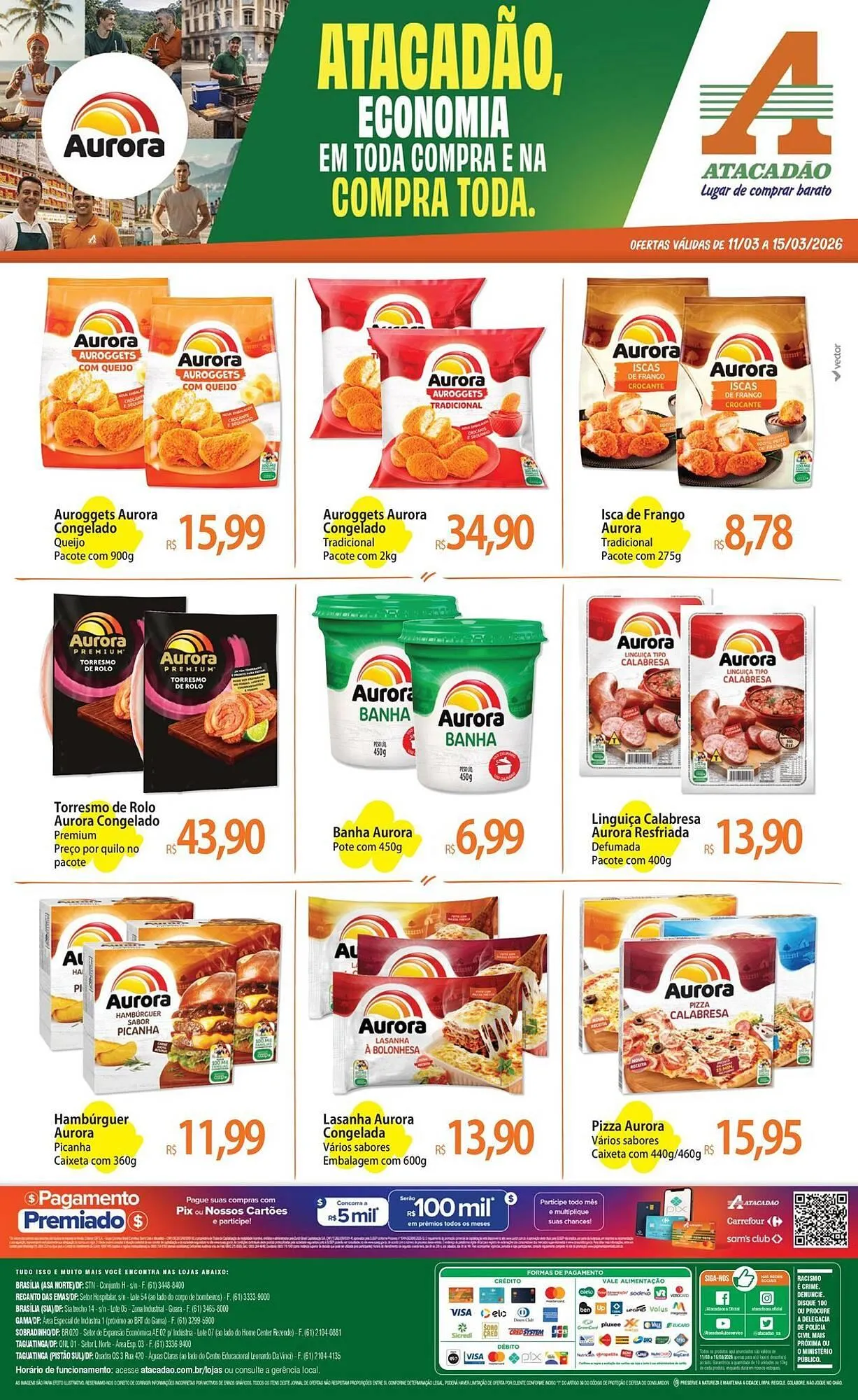 Encarte de Folheto Atacadão 11 de março até 15 de março 2026 - Pagina 1