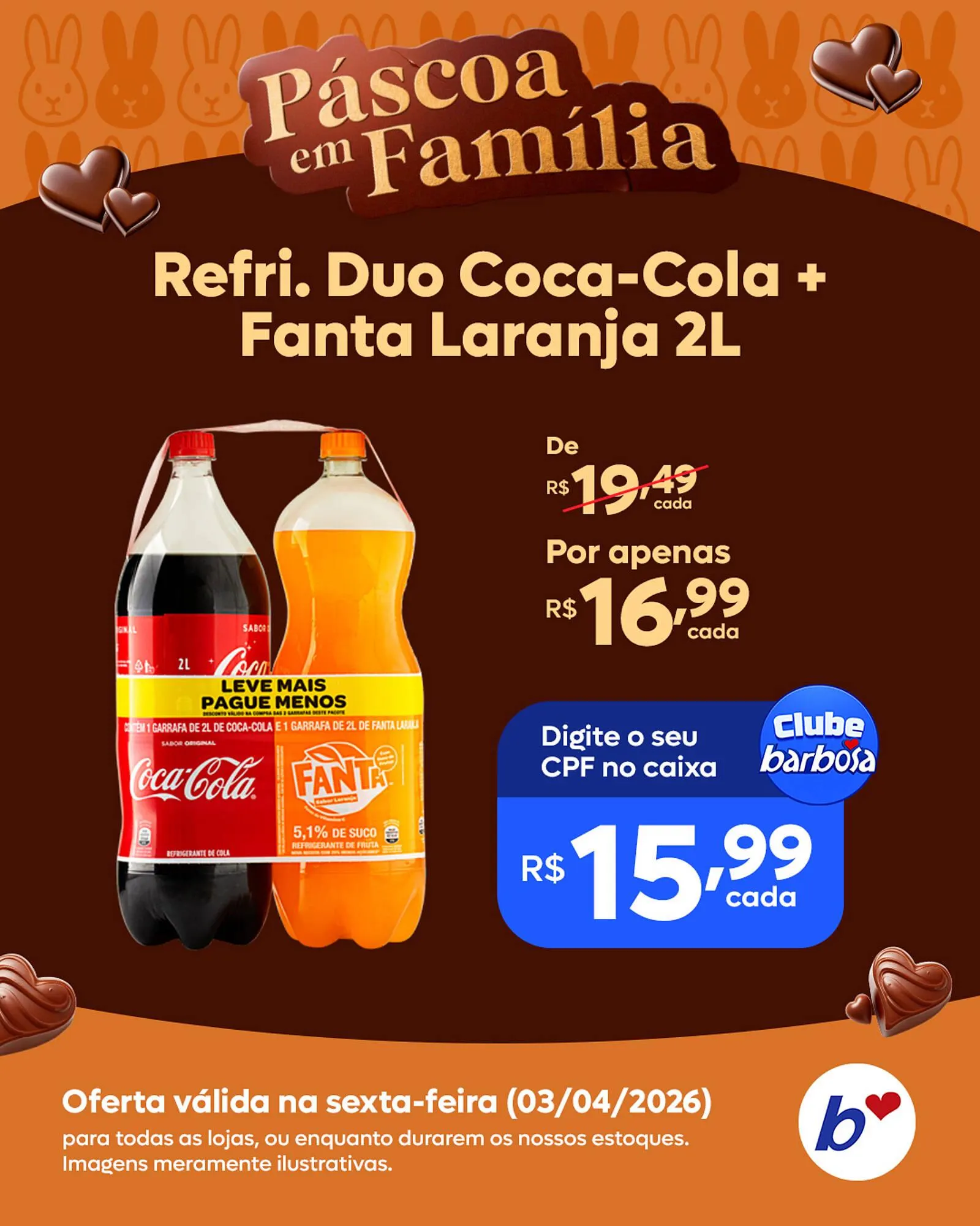 Encarte de Tabloide Barbosa Supermercados 3 de abril até 3 de abril 2026 - Pagina 1