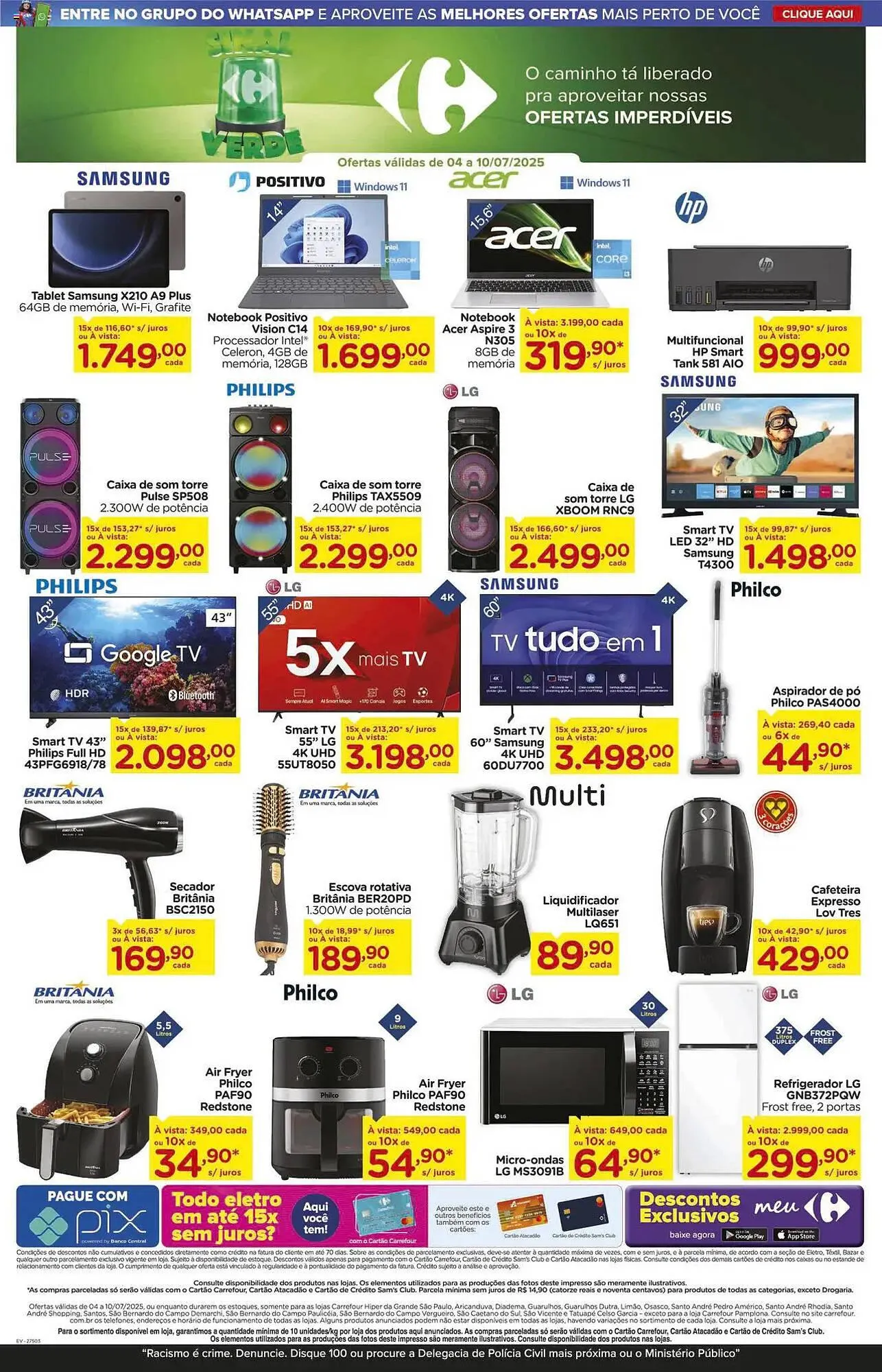 Encarte de Catálogo Carrefour 4 de julho até 10 de julho 2025 - Pagina 15