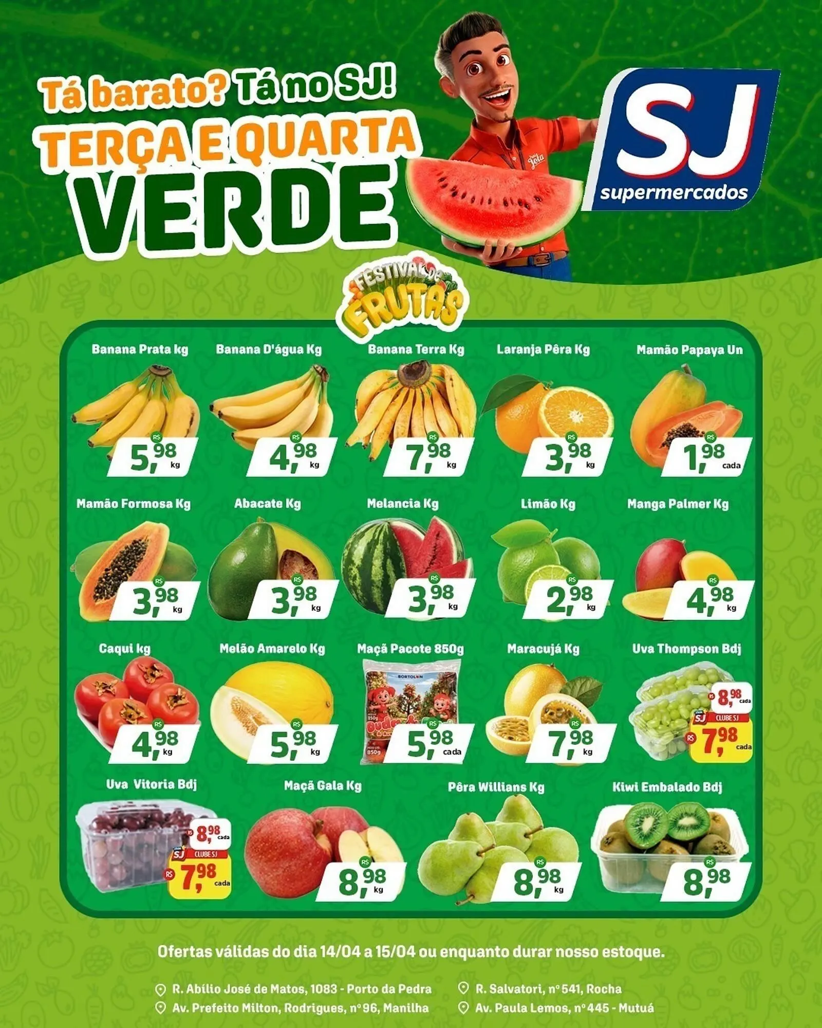 Encarte de Encarte Sj Supermercados 14 de abril até 15 de abril 2026 - Pagina 3