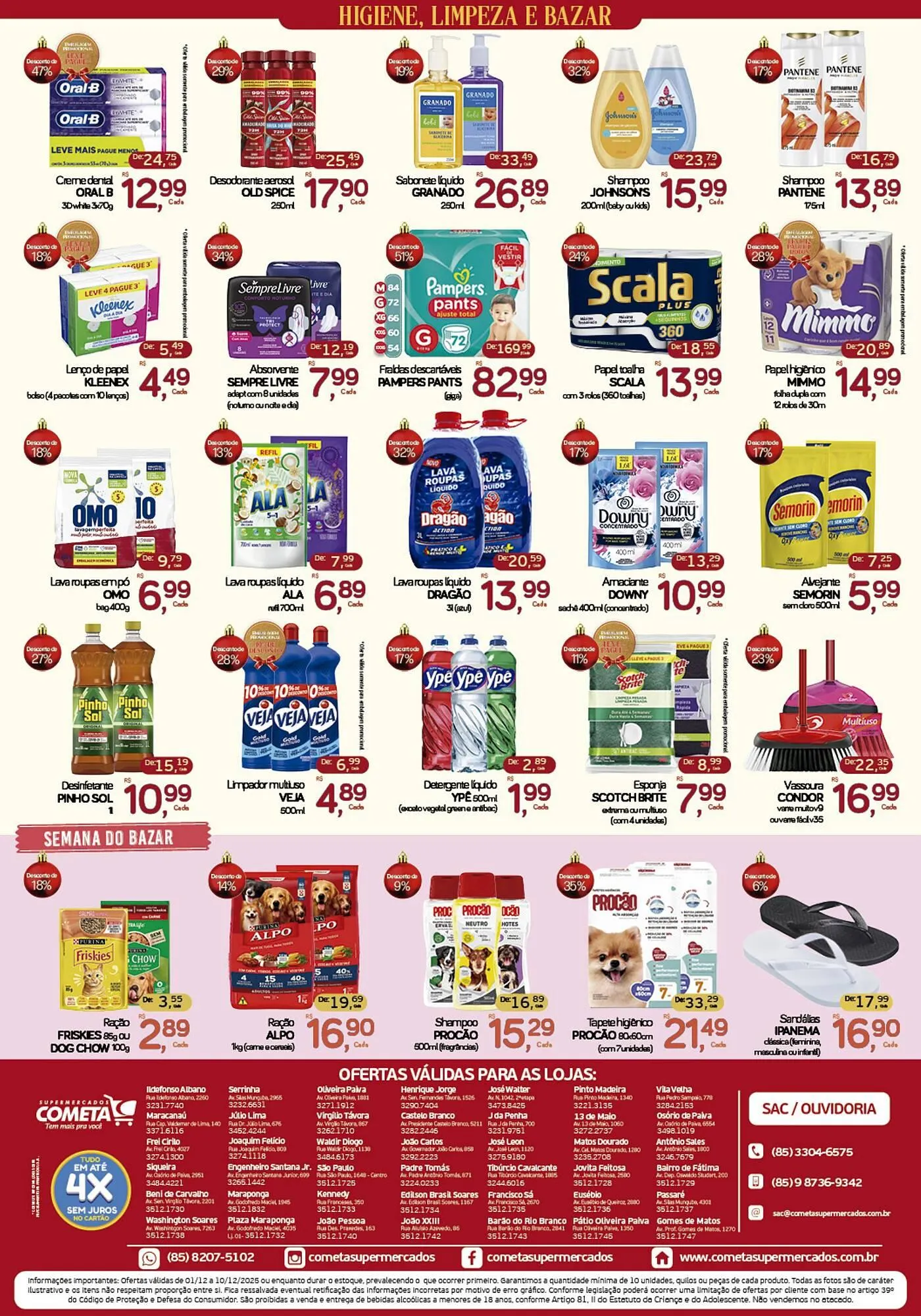 Encarte de Encarte Cometa Supermercados 1 de dezembro até 10 de dezembro 2025 - Pagina 4