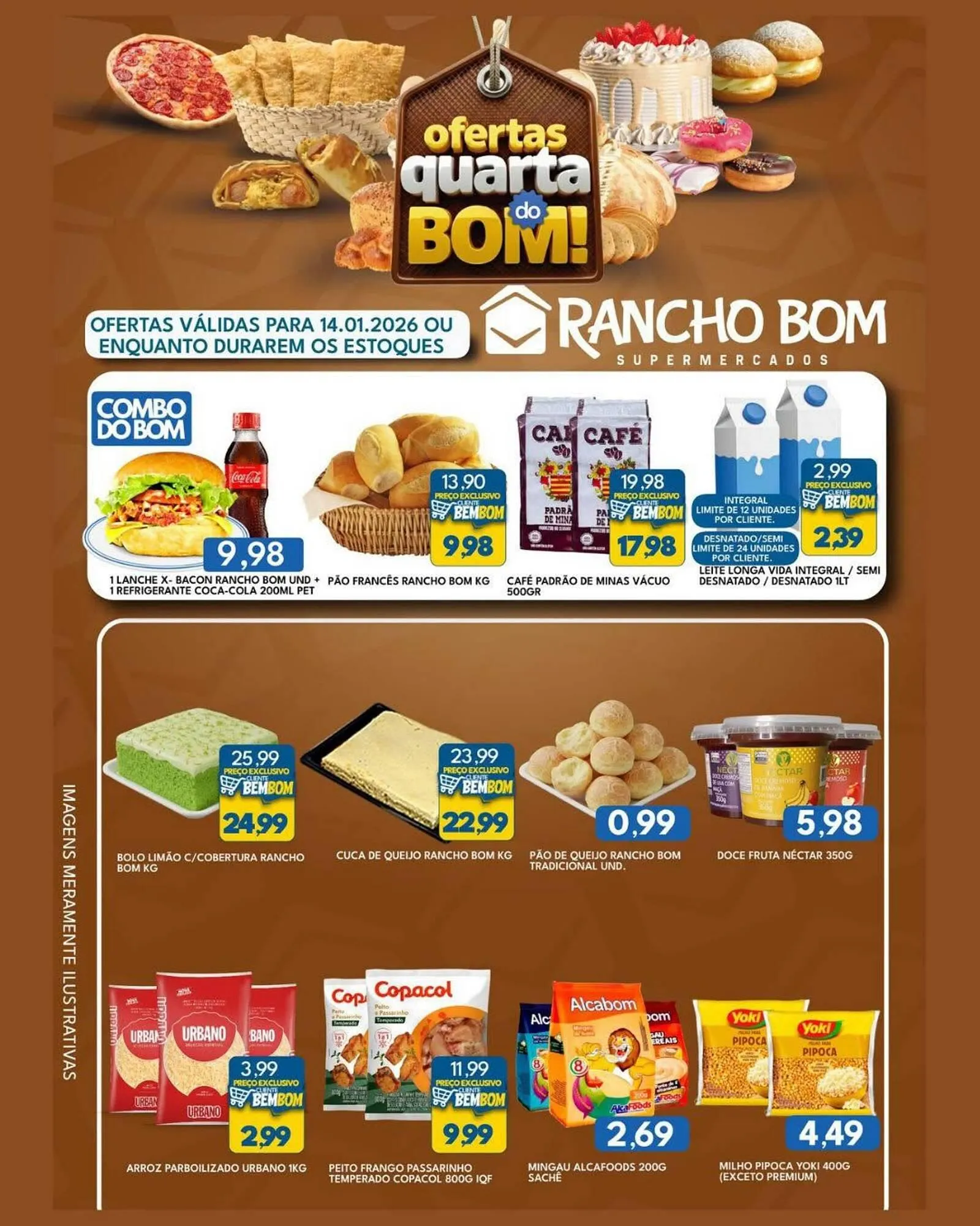 Encarte de Catálogo Rancho Bom Supermercados 14 de janeiro até 14 de janeiro 2026 - Pagina 1