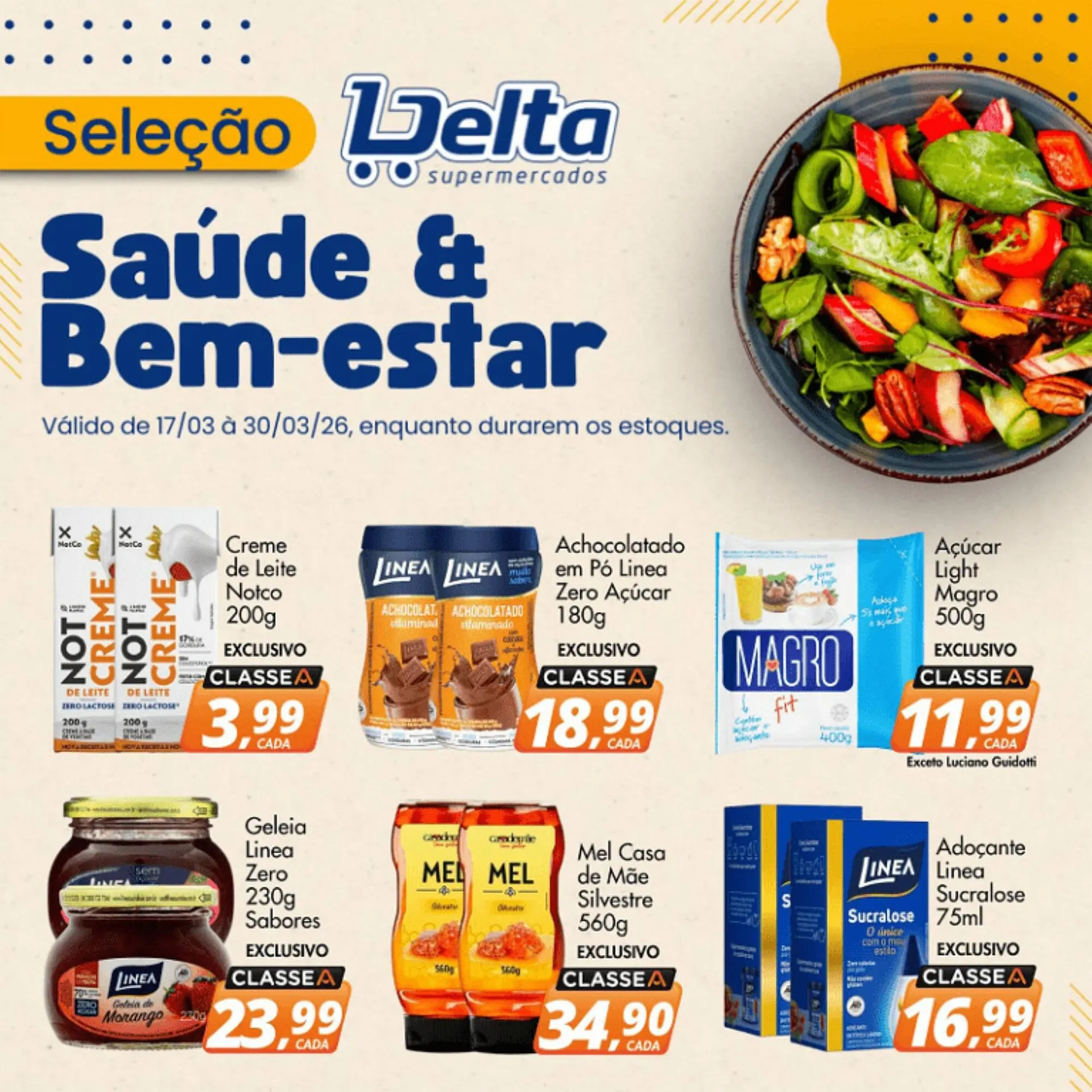 Encarte de Catálogo Delta Supermercados 19 de março até 30 de março 2026 - Pagina 1