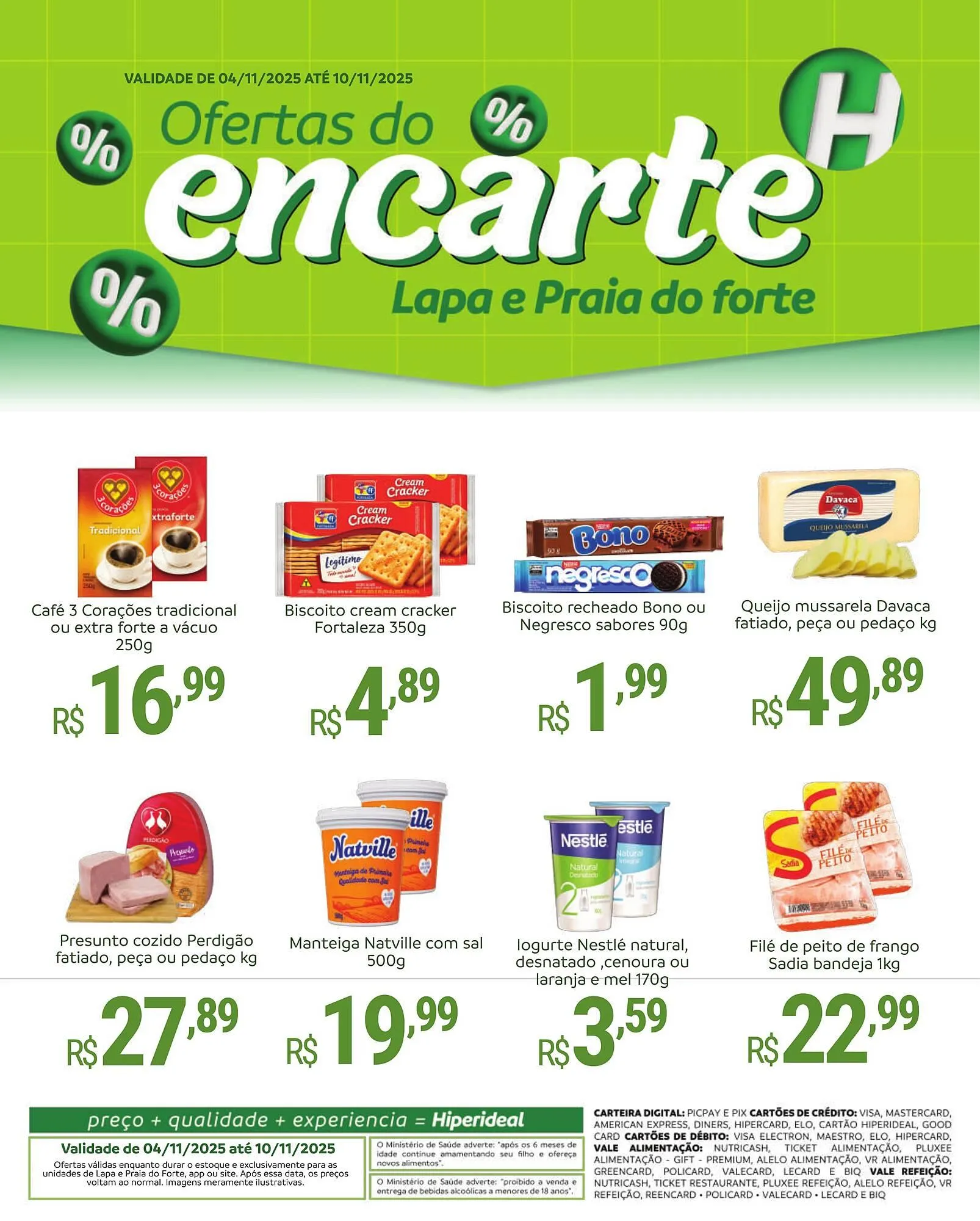 Encarte de Catálogo Hiperideal Supermercados 4 de novembro até 10 de novembro 2025 - Pagina 2