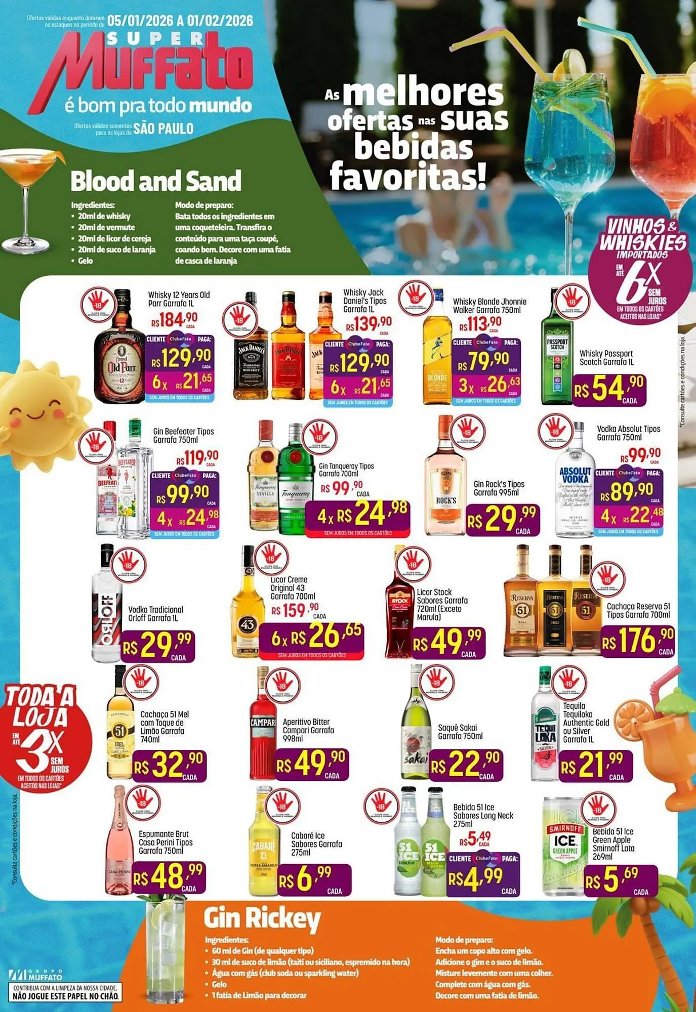 Encarte de Encarte Muffato 5 de janeiro até 1 de fevereiro 2026 - Pagina 1
