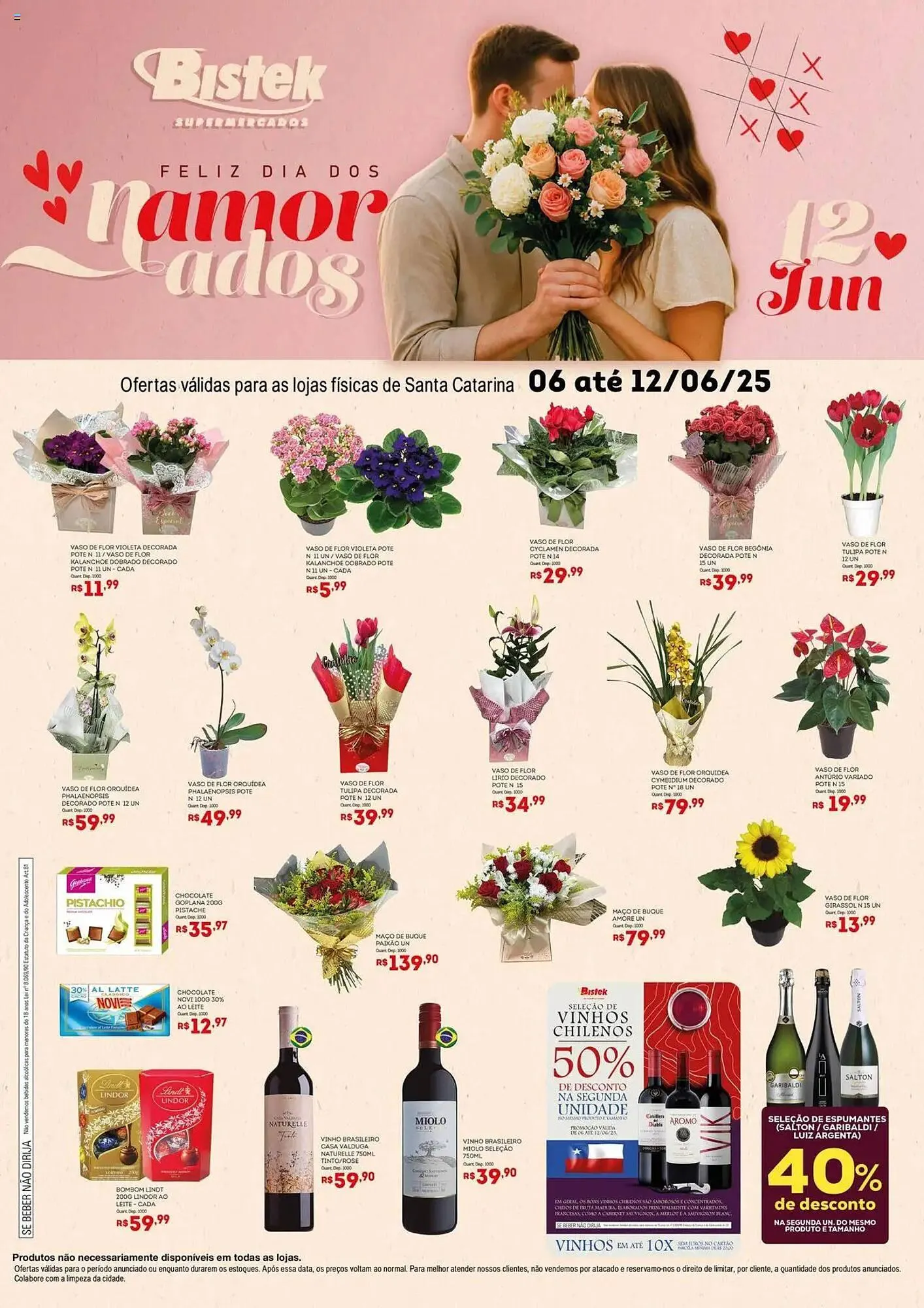 Encarte de Catálogo Bistek Supermercados 6 de junho até 12 de junho 2025 - Pagina 1