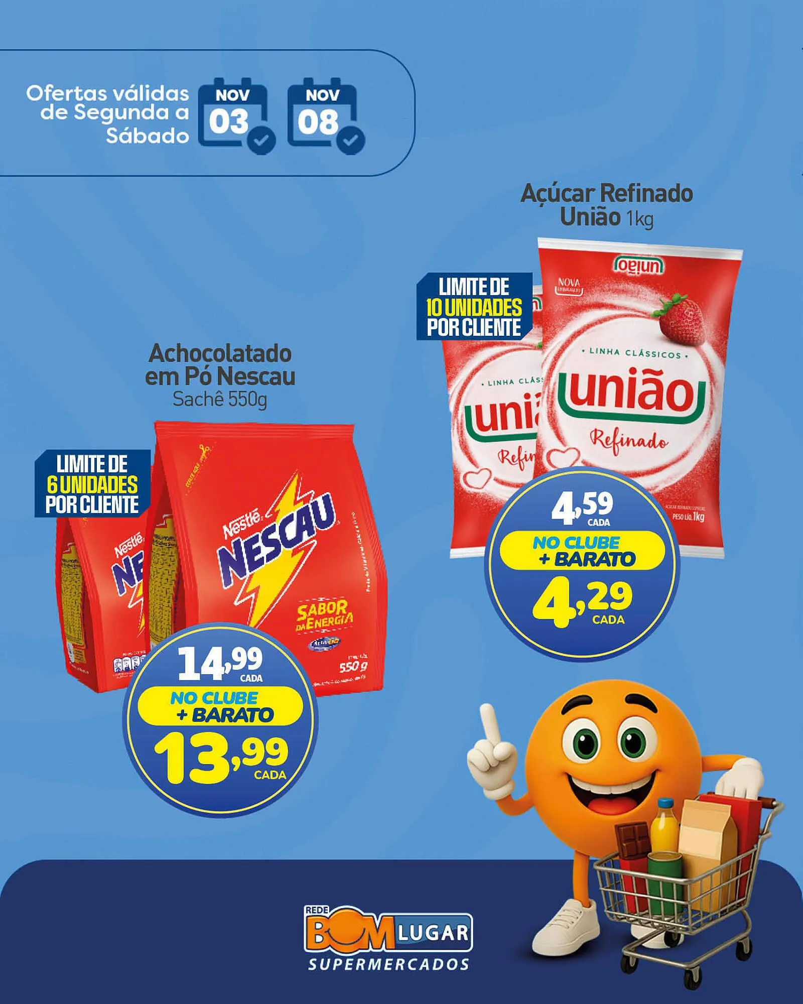 Encarte de Folheto Rede Bom Lugar 6 de novembro até 8 de novembro 2025 - Pagina 1