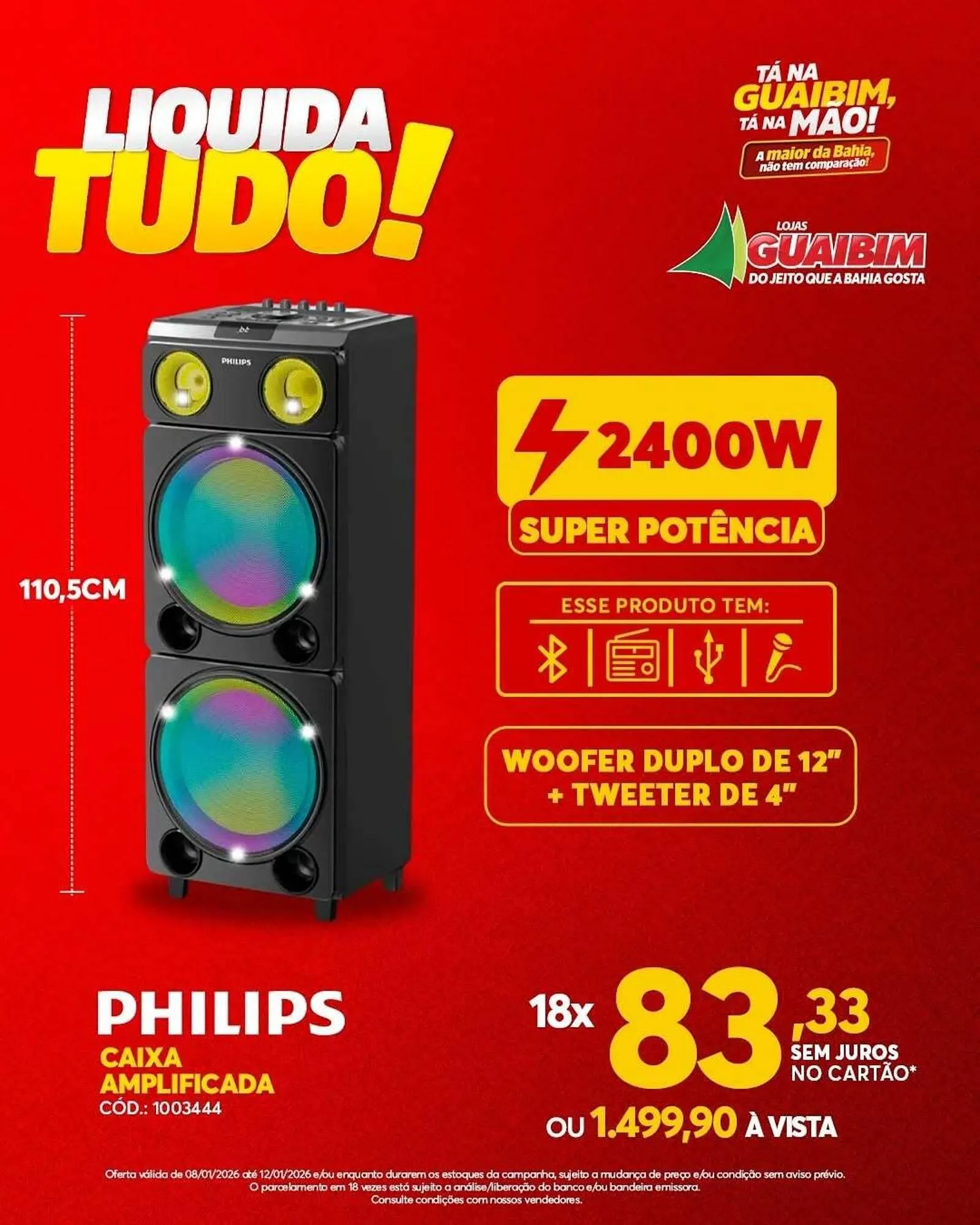 Encarte de Catálogo Lojas Guaibim 8 de janeiro até 12 de janeiro 2026 - Pagina 2