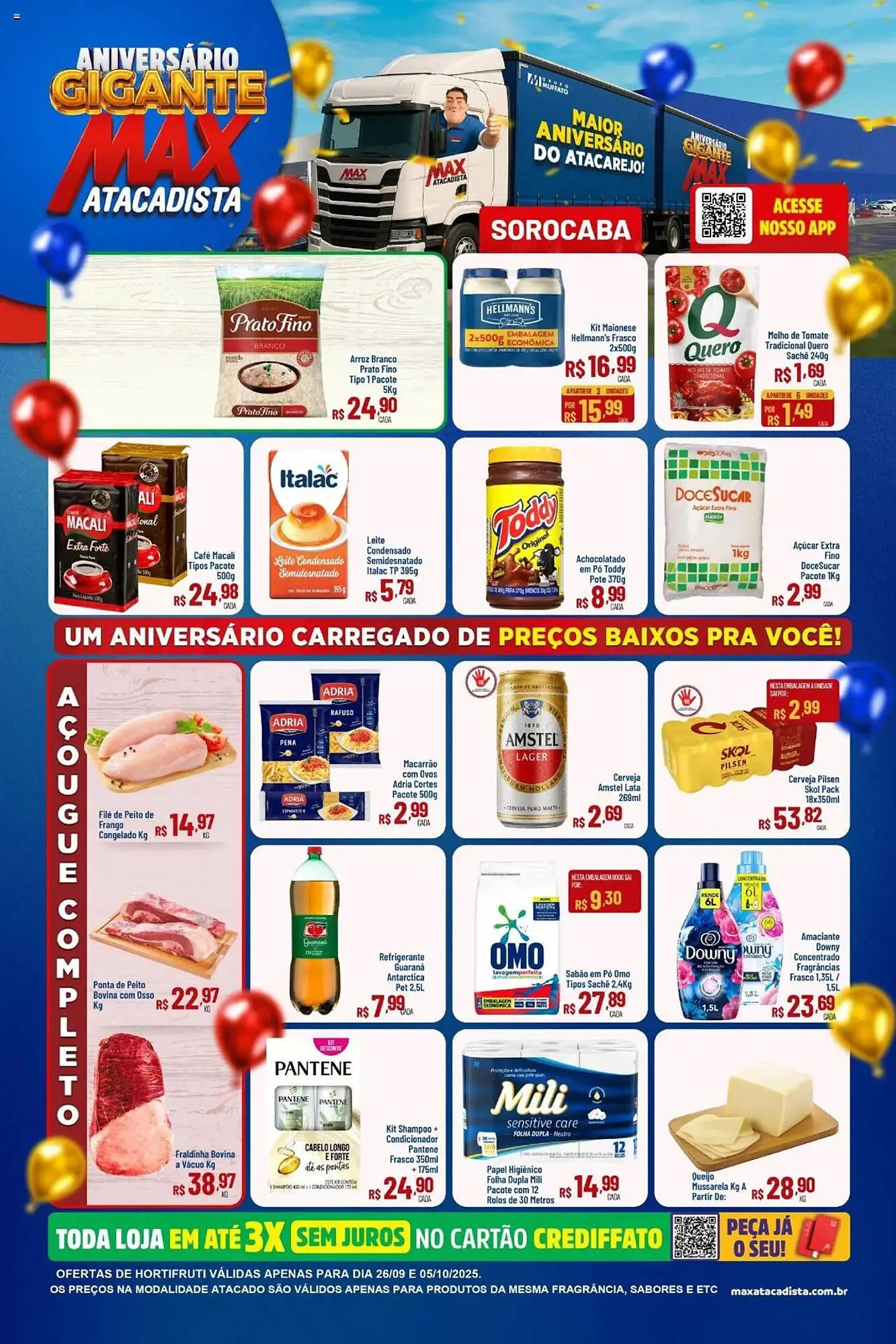 Encarte de Encarte Max Atacadista 26 de setembro até 5 de outubro 2025 - Pagina 1