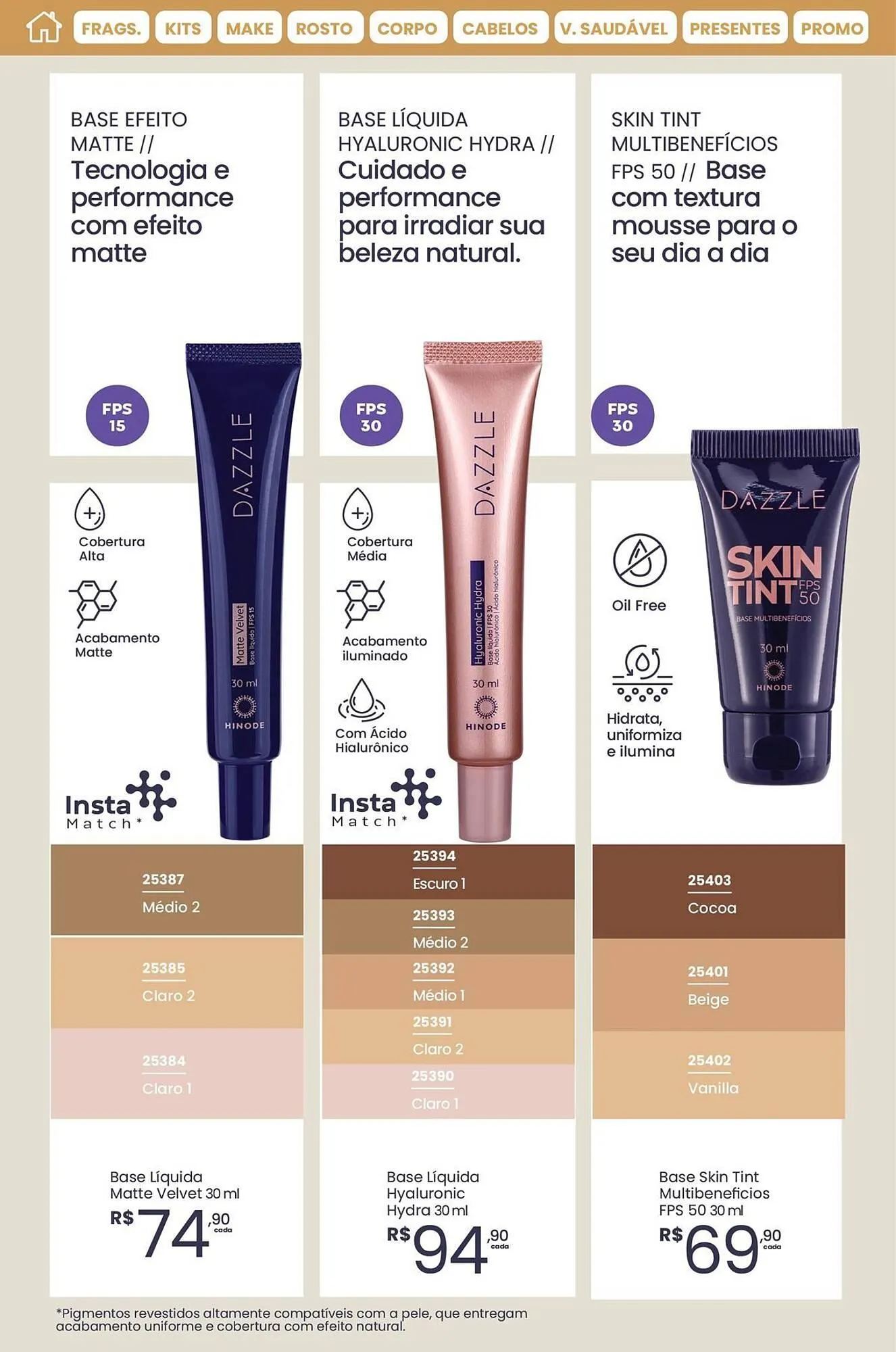 Encarte de Catálogo Hinode 1 de dezembro até 31 de dezembro 2025 - Pagina 72