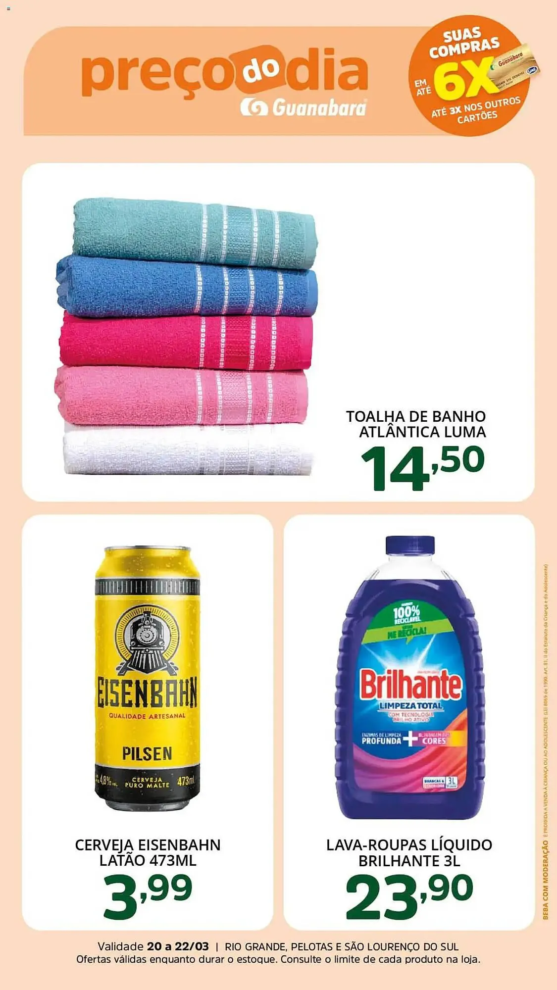 Encarte de Encarte Supermercados Guanabara 20 de março até 22 de março 2026 - Pagina 2